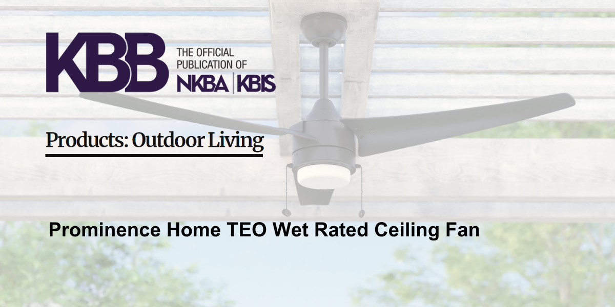 Prominence Home Teo: Elevating Outdoor Living Featured in KBB Magazine