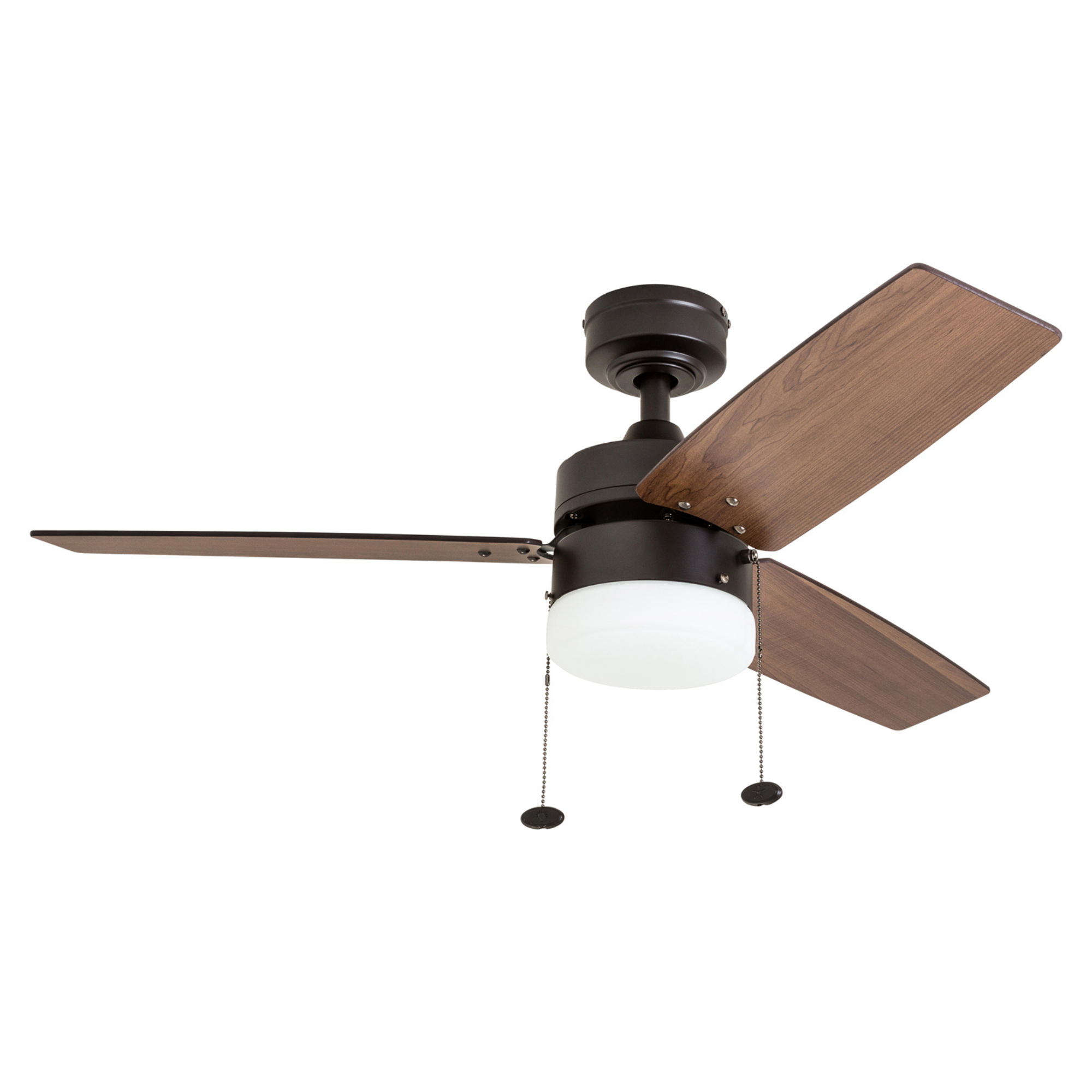 42 Inch Reston, Espresso, Pull Chain, Ceiling Fan by Prominence Home