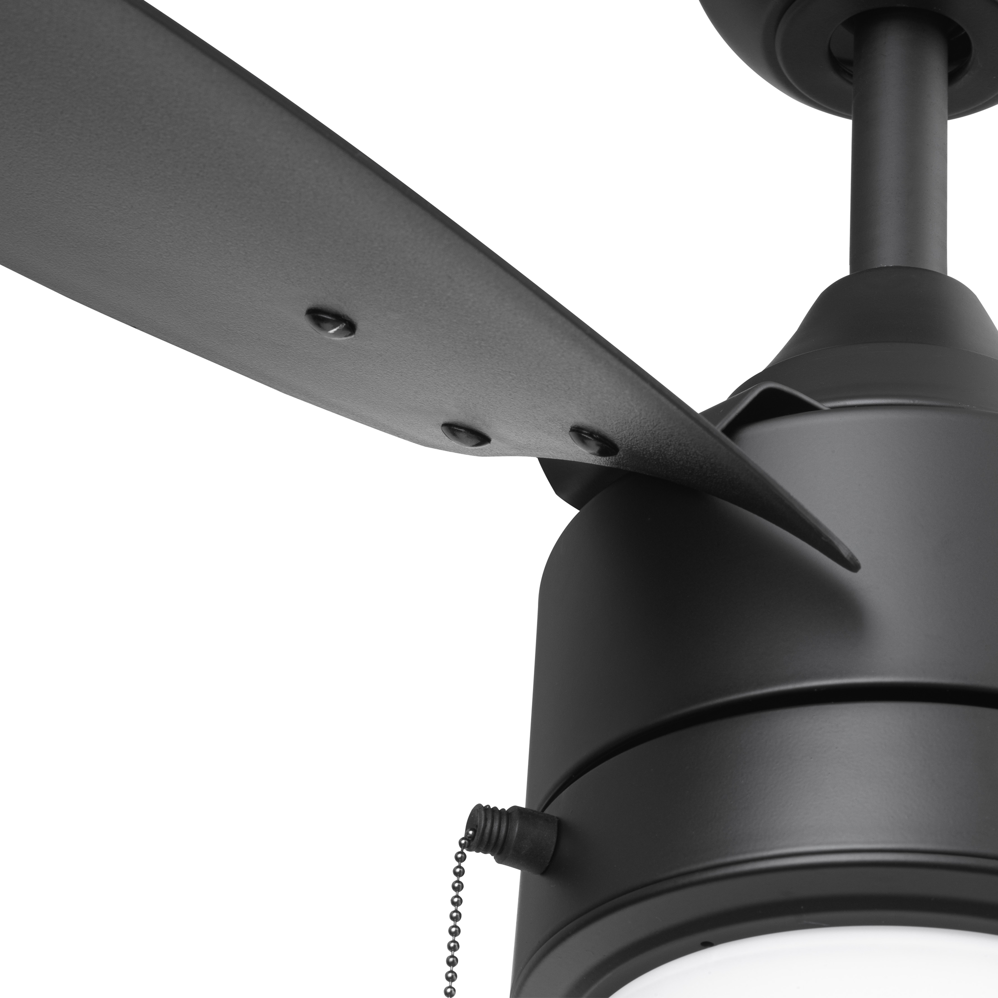 56 Inch Teo, Matte Black, Pull Chain, Indoor/Outdoor Ceiling Fan by Prominence Home