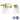 Fairendale, Vanity Light, Two Light, Clear Glass, Soft Gold by Prominence Home