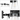 Fairendale, Vanity Light, Four Light, Clear Glass, Matte Black by Prominence Home