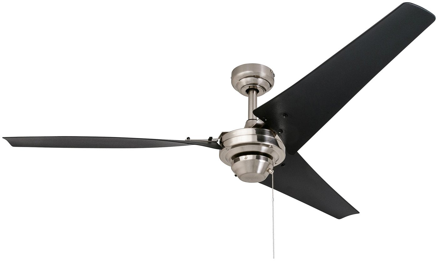 56 Inch Almadale, Brushed Nickel, Pull Chain, Ceiling Fan by Prominence Home