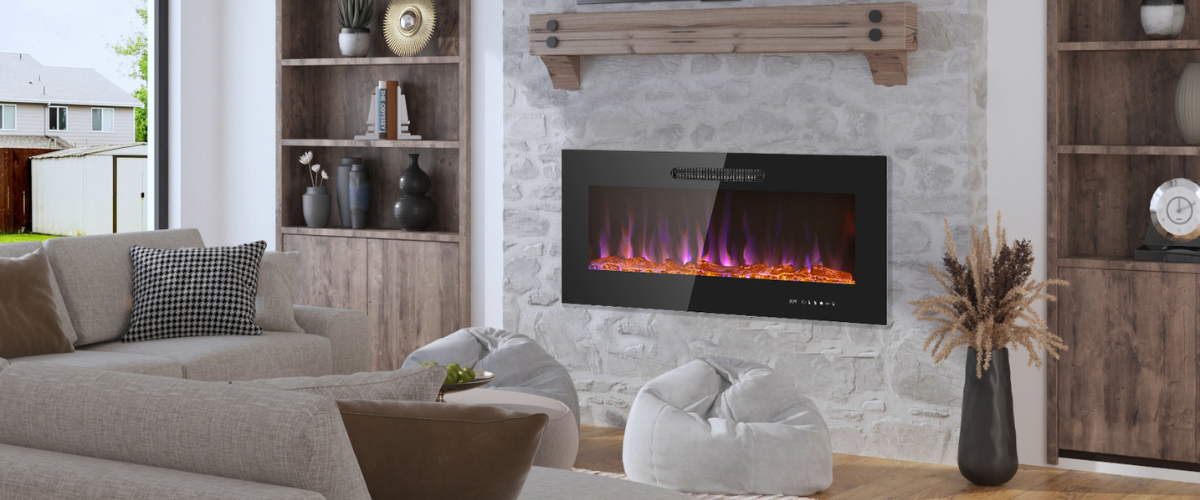 LED Electric Fireplaces to Warm Your Home