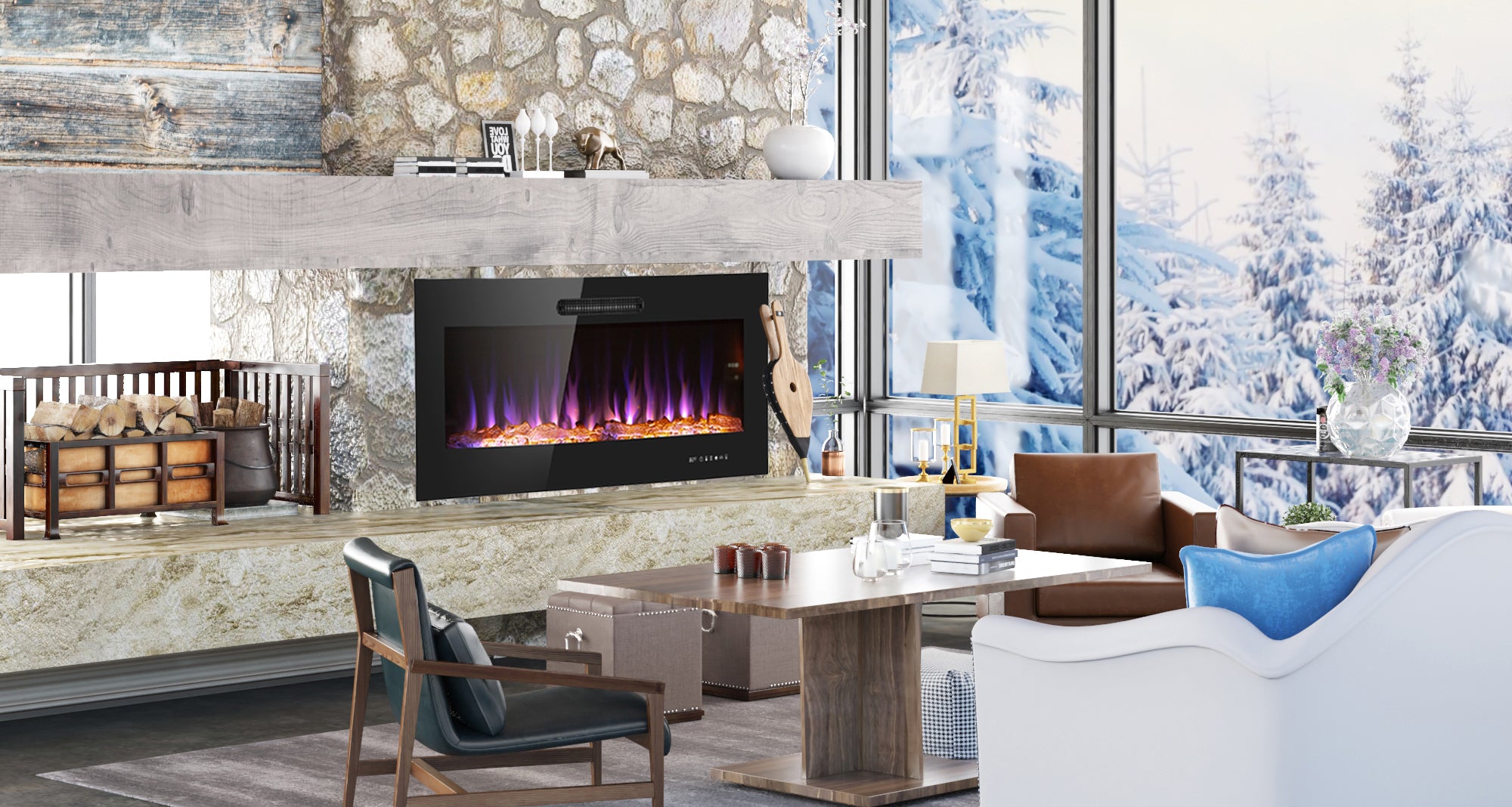 Elevate Your Rental Property Value with an LED Fireplace Insert