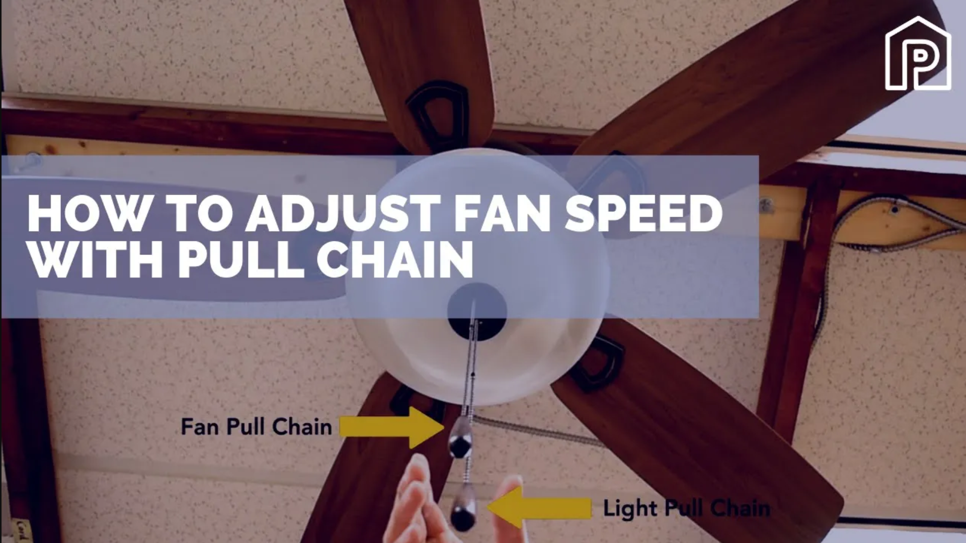 How To Adjust Speed With Pull Chains For Ceiling Fans
