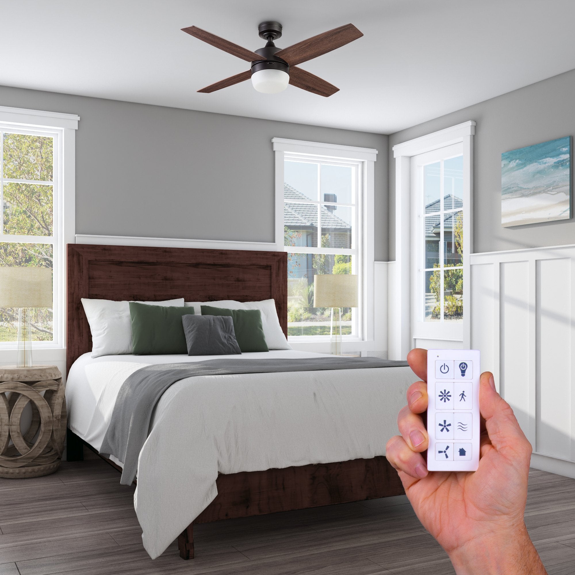 Ceiling Fans with Remote Controls