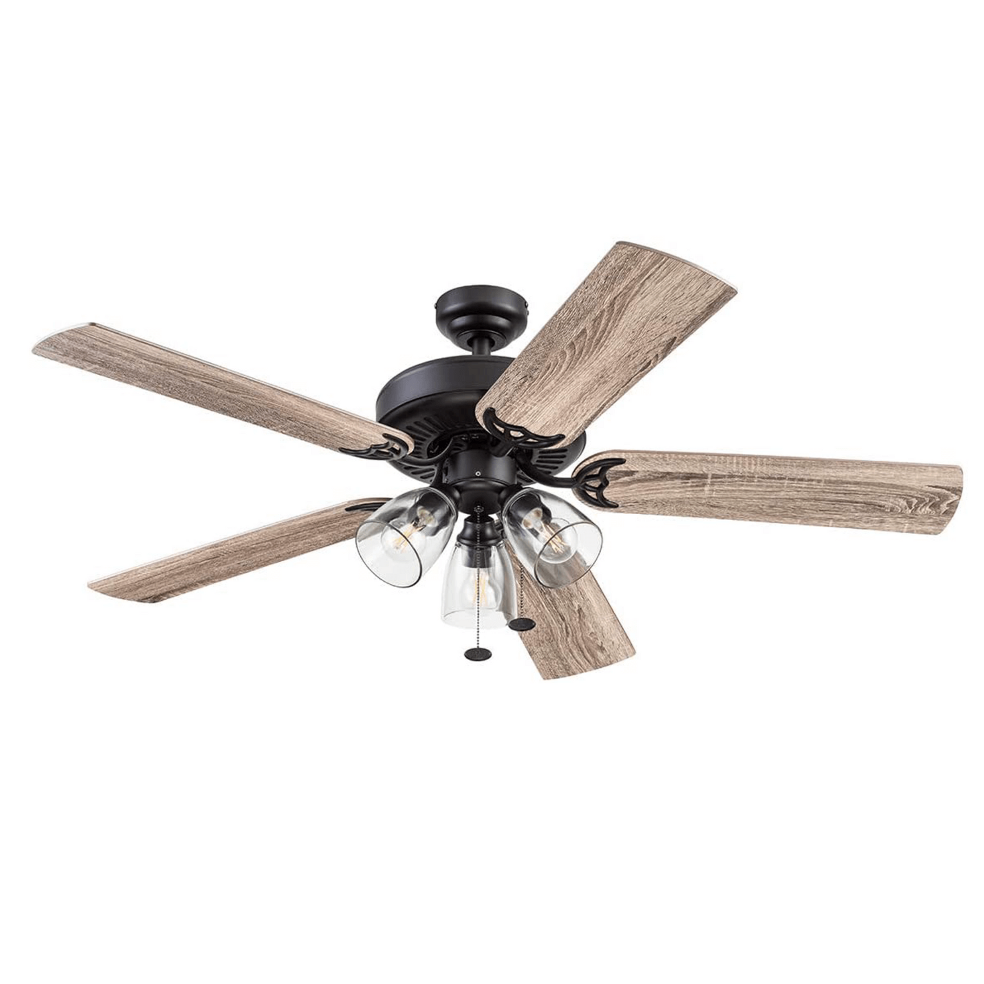 52 Inch Saybrook, Espresso Bronze, Pull Chain, Ceiling Fan