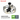 22 Inch Honeywell Padfield Matte Black Ceiling Fan with Clear Glass Light and Remote by Honeywell