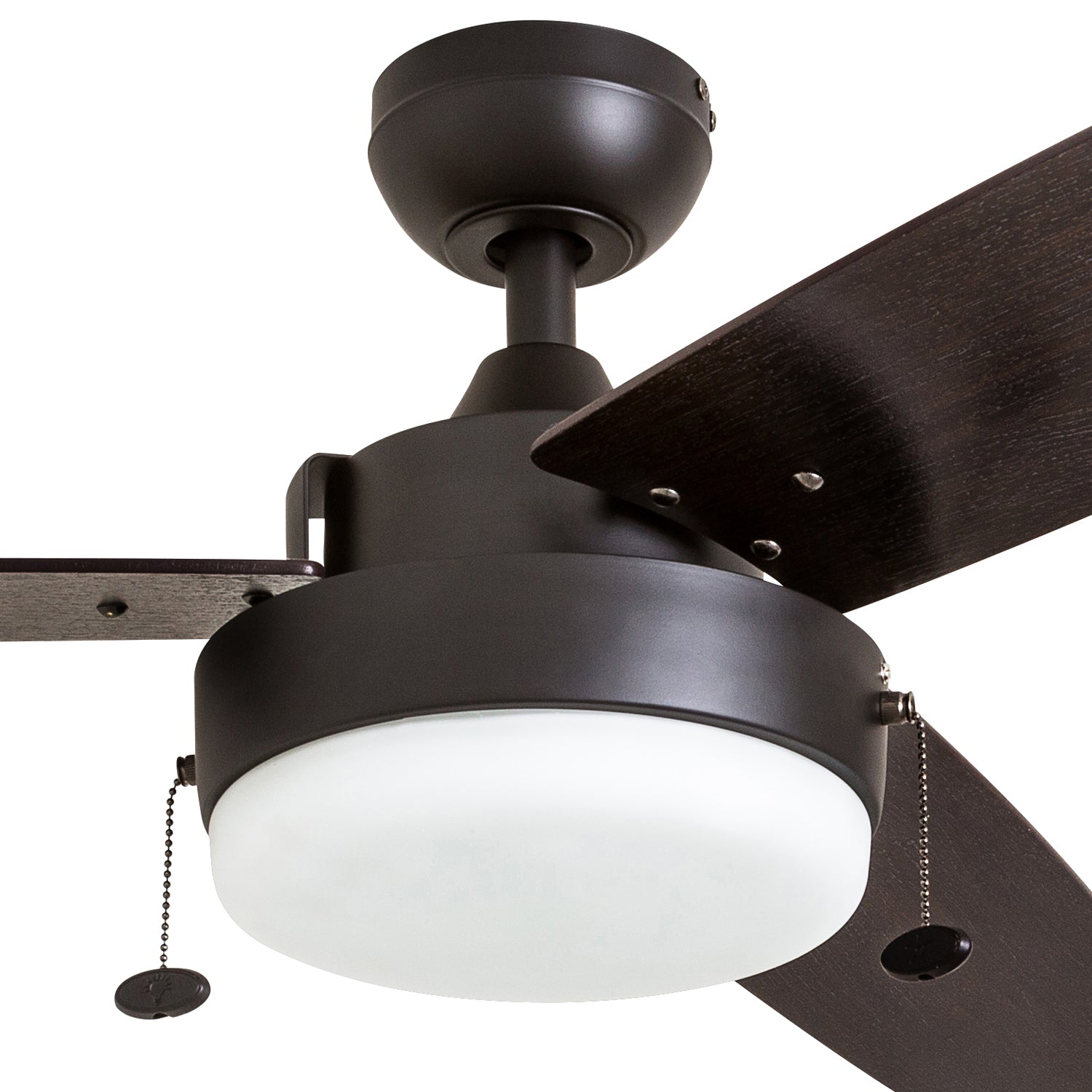 52 Inch Statham, Espresso, Pull Chain, Ceiling Fan by Prominence Home