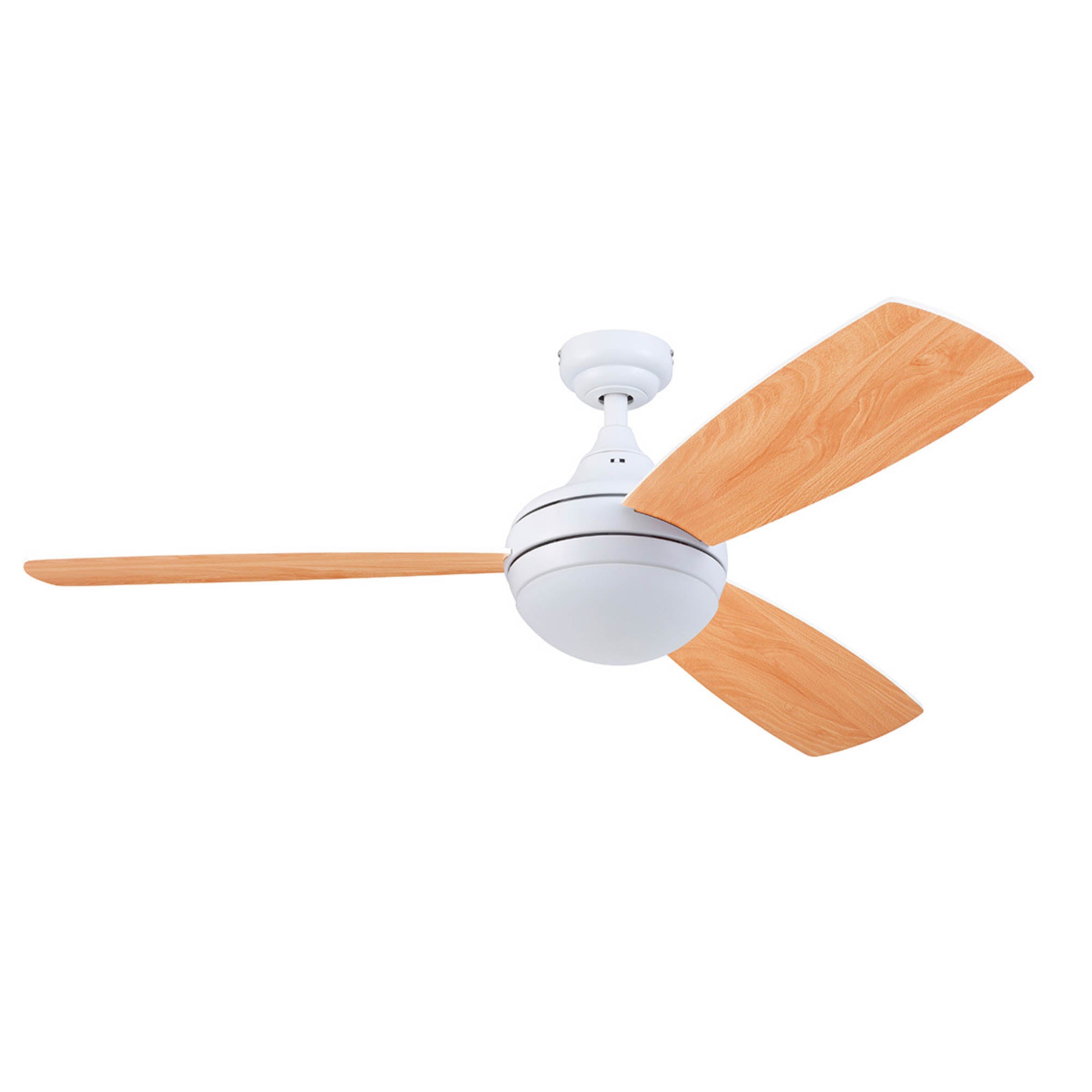 52 Inch Calico, White, Remote Control, Ceiling Fan