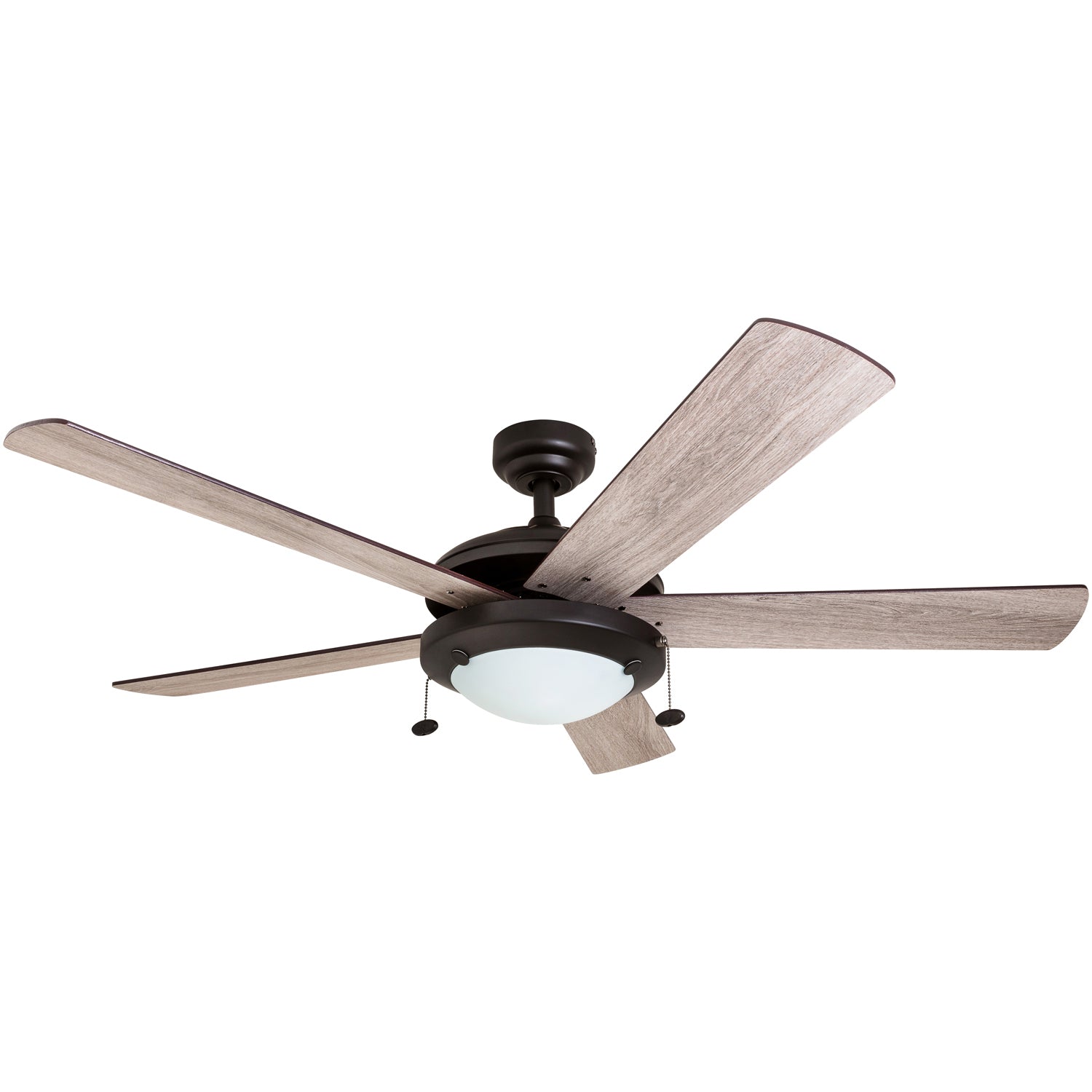 52 Inch Bolivar, Espresso, Pull Chain, Ceiling Fan by Prominence Home
