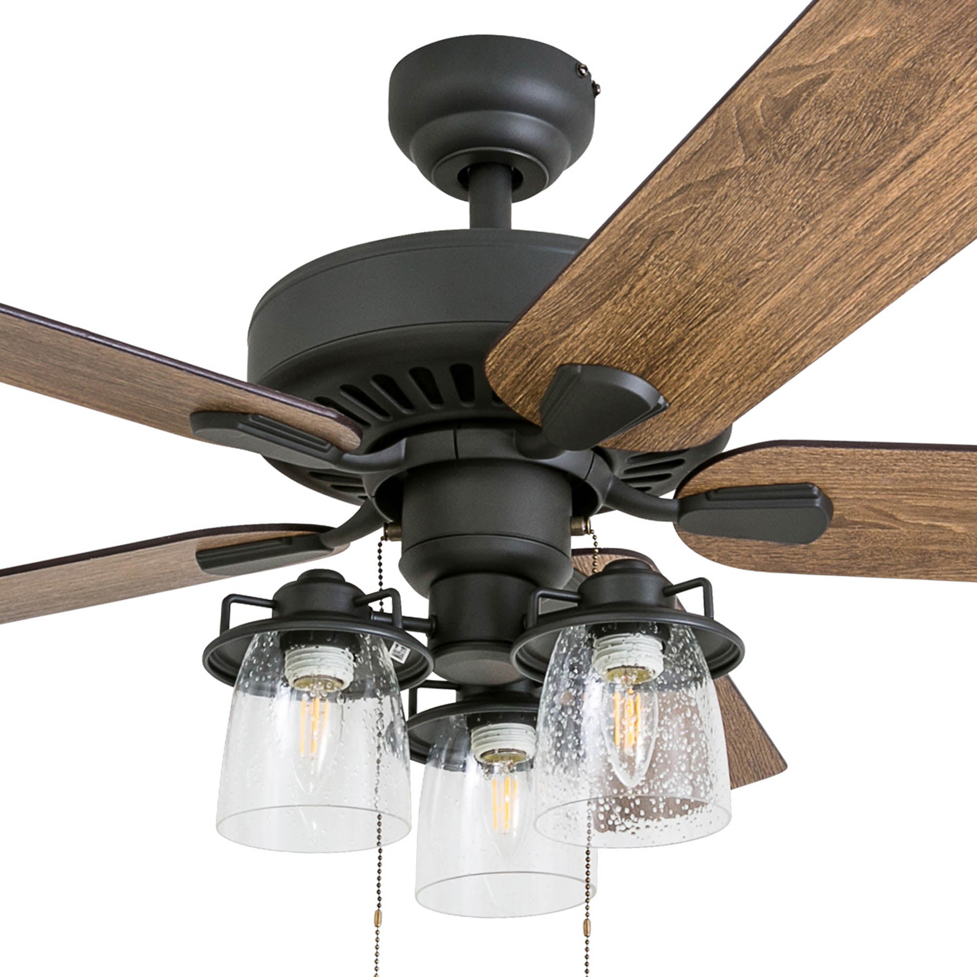 52 Inch Briarcrest, Bronze, Pull Chain, Ceiling Fan