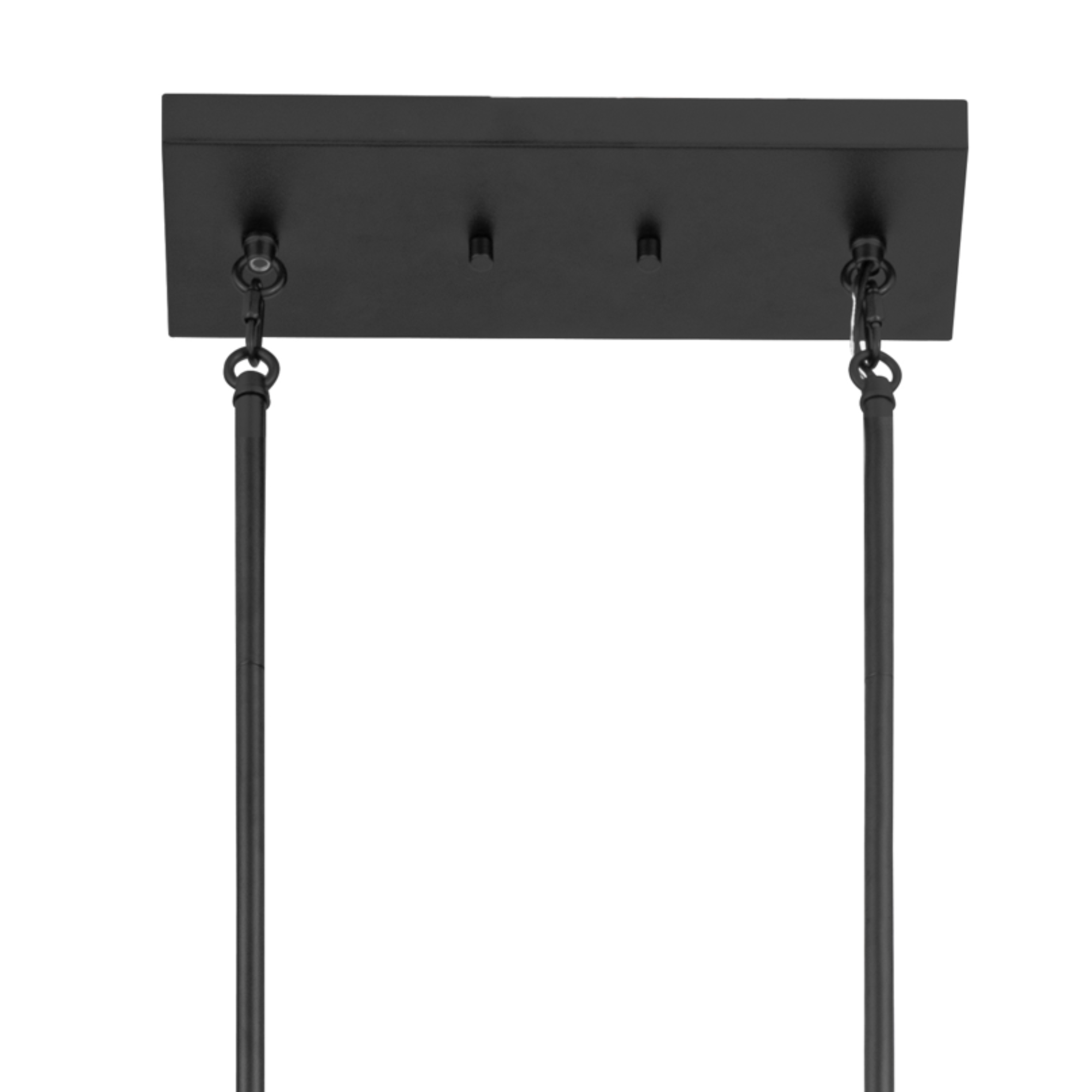 6-Light Stoll Chandelier, Matte Black, Opal Glass