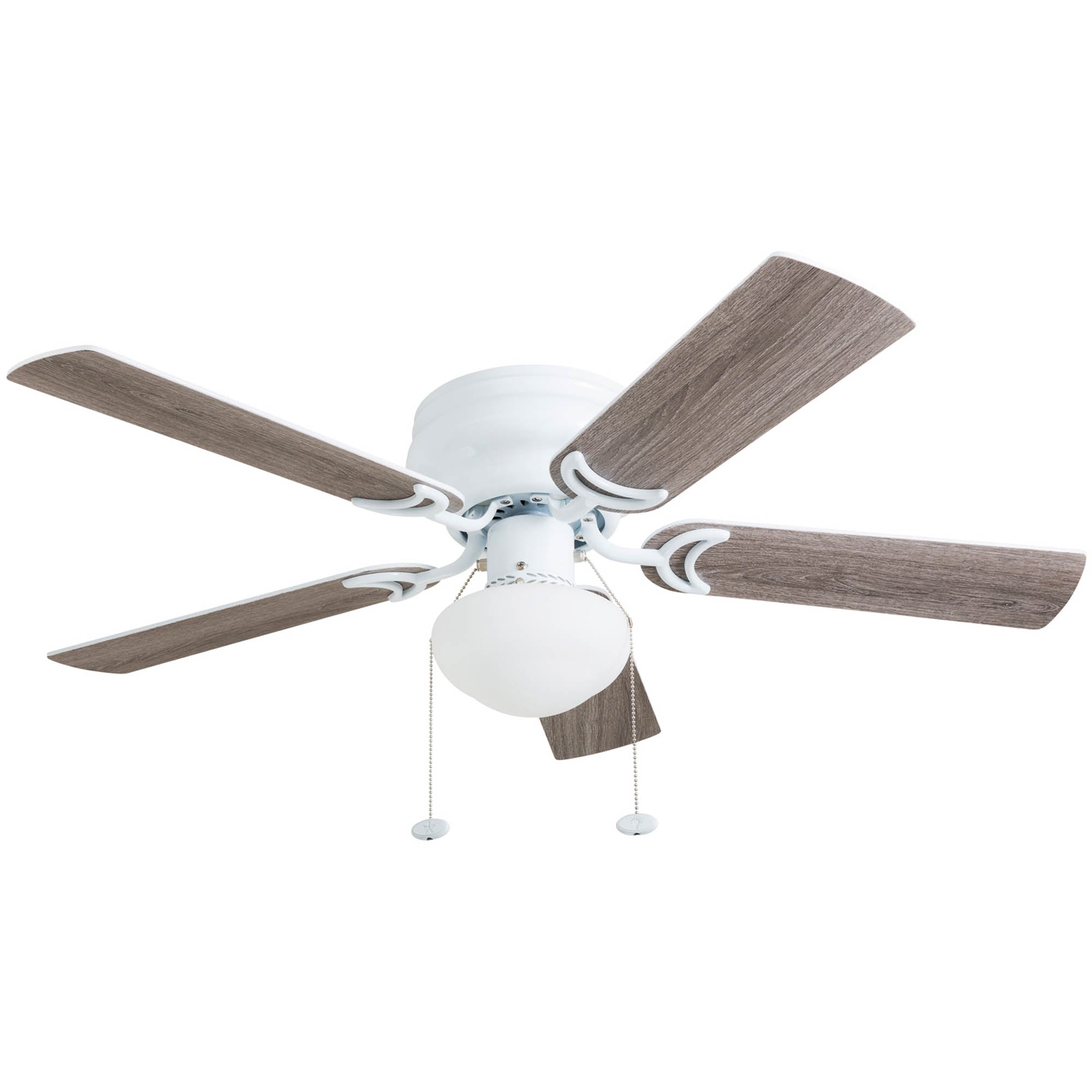 42 Inch Alvina, White, Pull Chain, Ceiling Fan