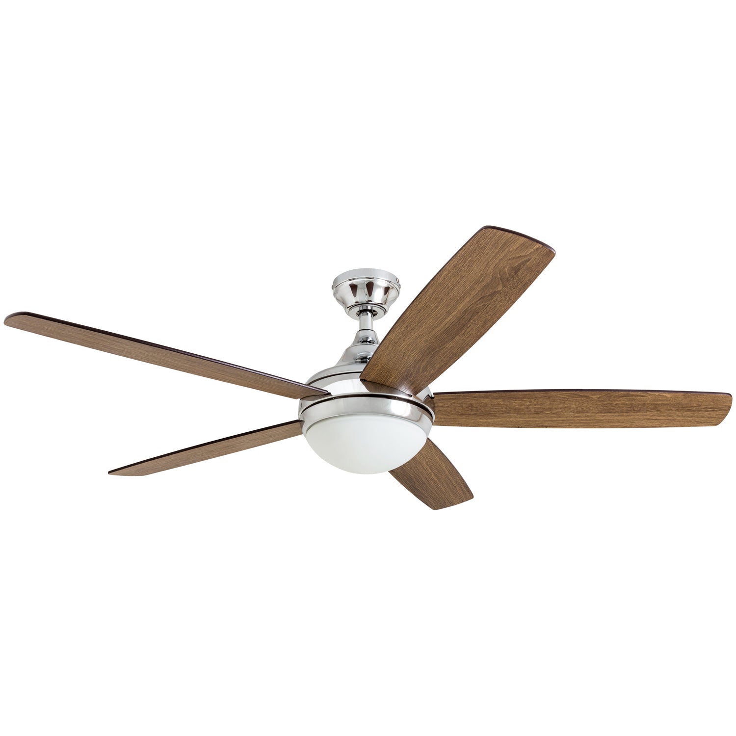52 Inch Ashby, Chrome, Remote Control, Ceiling Fan by Prominence Home