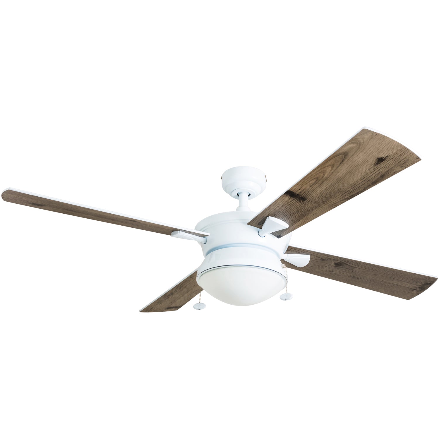 White ceiling fan Prominence Home 50344-01 Auletta, 52 inches, store White