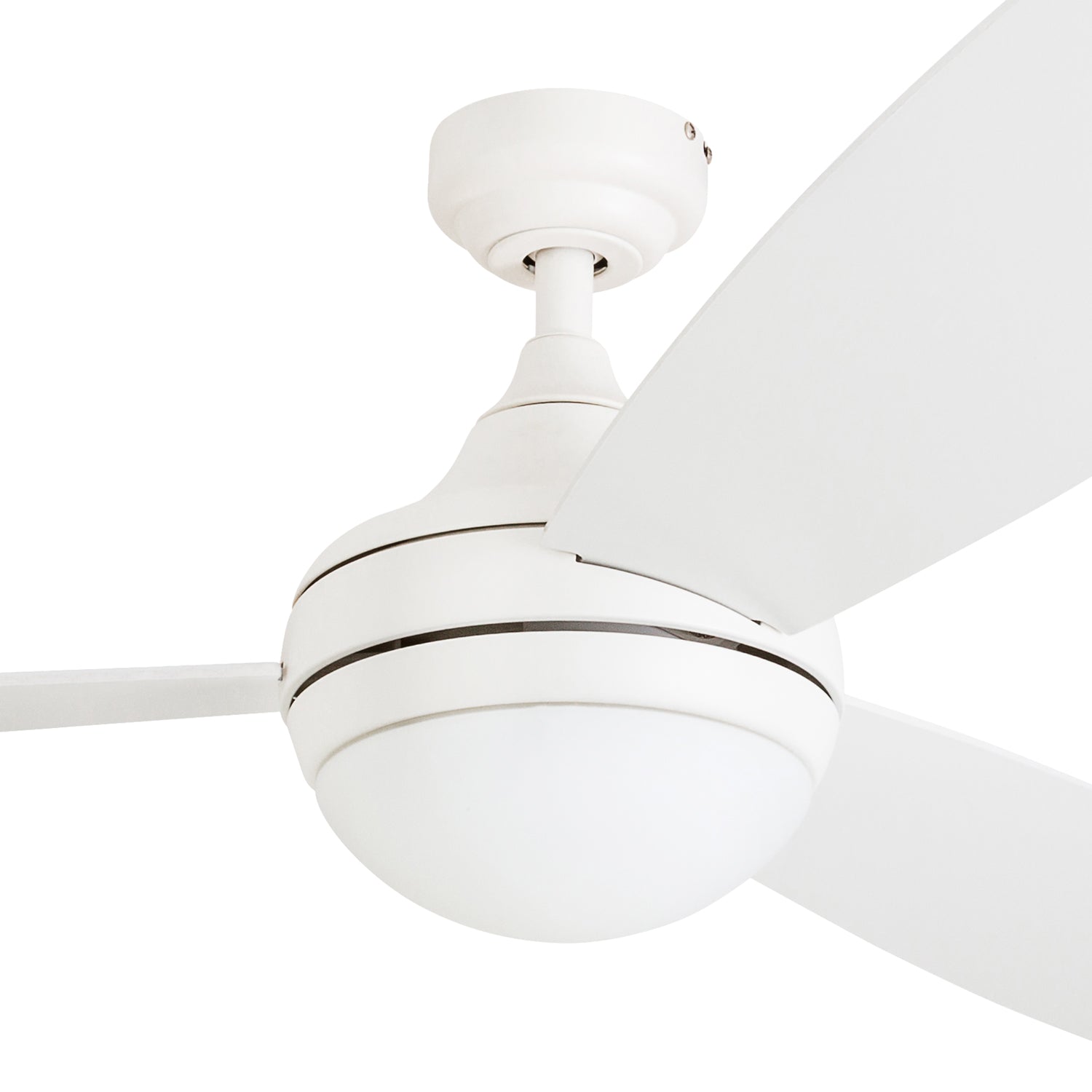52 Inch Calico, White, Remote Control, Ceiling Fan by Prominence Home