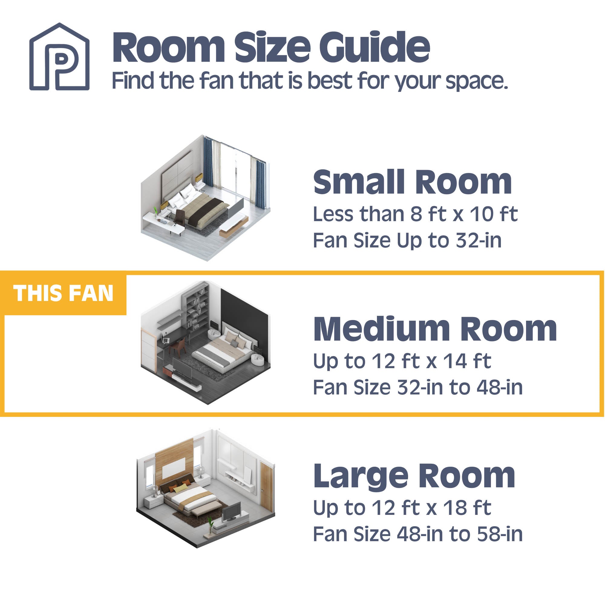 44 Inch Atlas, Pewter, Remote Control, Ceiling Fan