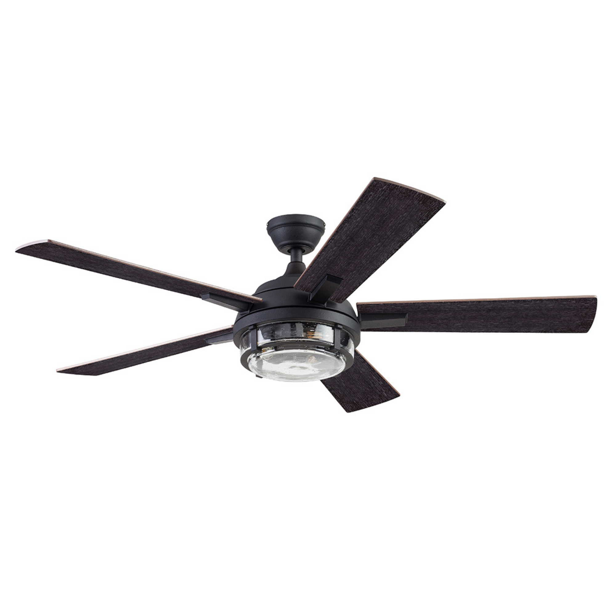 52 Inch Freyr, Textured Black, Remote Control, Indoor/Outdoor Ceiling Fan by Prominence Home