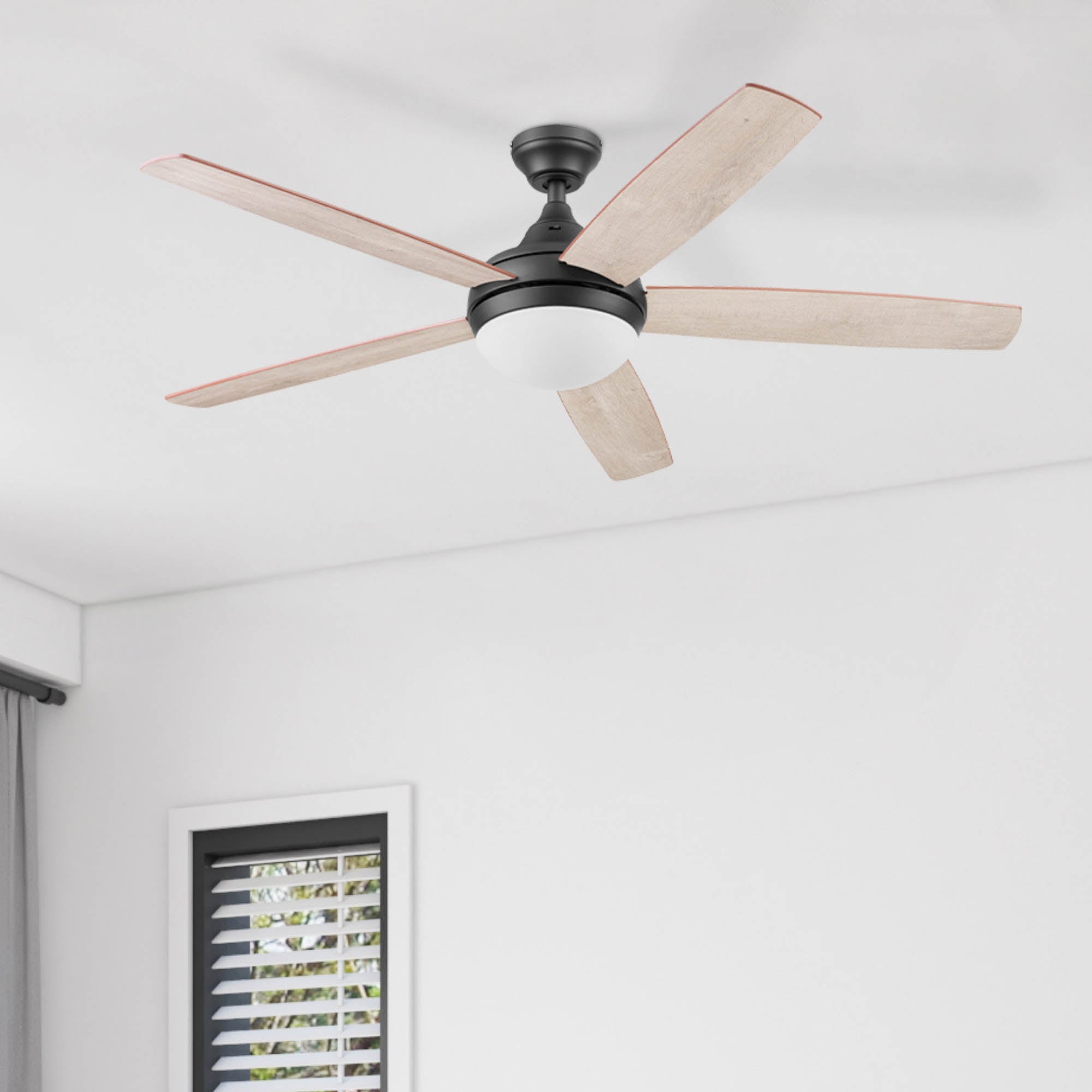 52 Inch Ashby, Oil Rubbed Bronze, Remote Control, Ceiling Fan