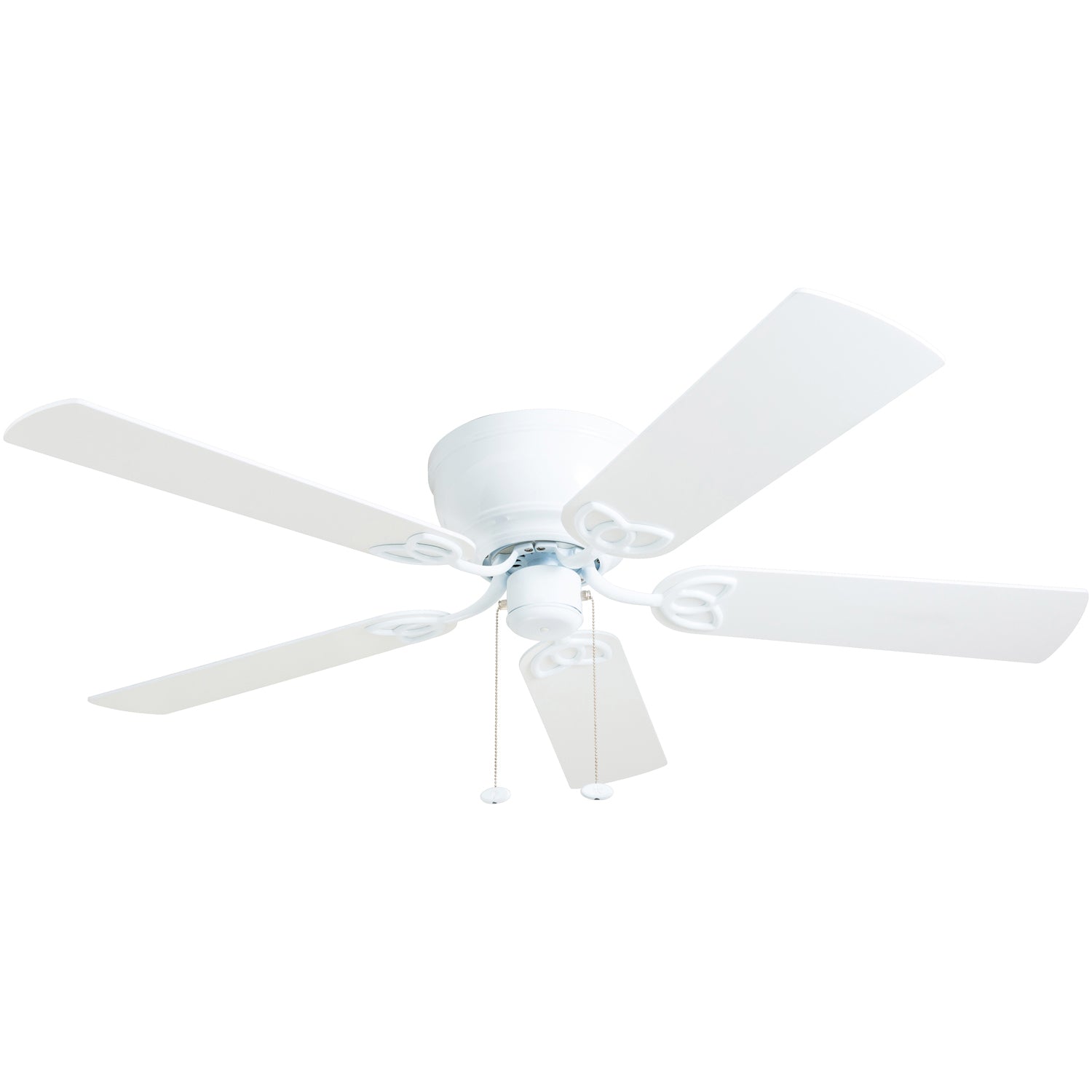 52 Inch Benton, White, Pull Chain, Ceiling Fan by Prominence Home