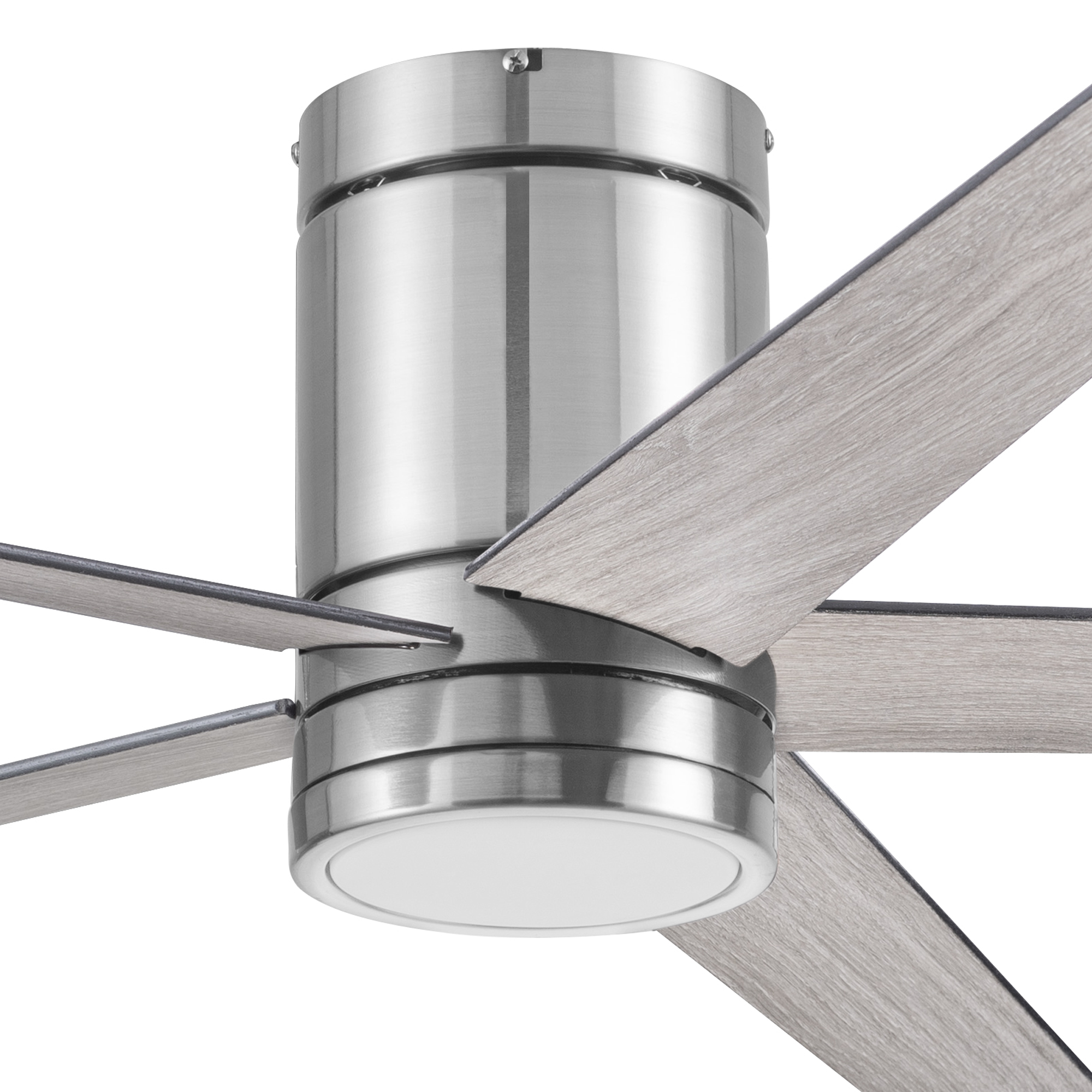 52 Inch Honeywell Graceshire Brushed Nickel Ceiling Fan with Light and Remote