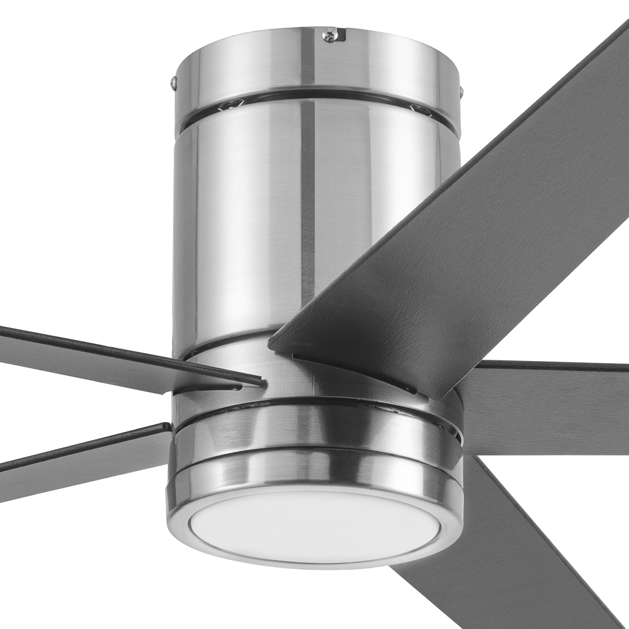 52 Inch Honeywell Graceshire Brushed Nickel Ceiling Fan with Light and Remote