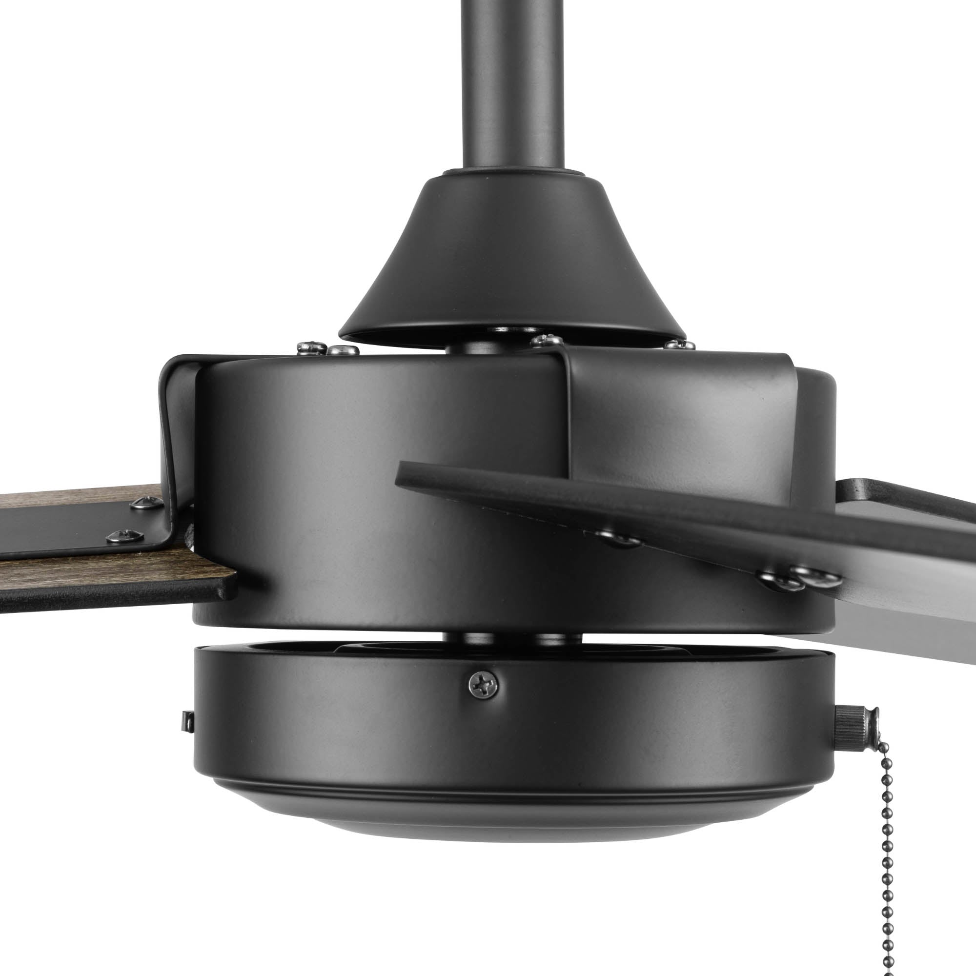 52 Inch Tenant, Matte Black, Pull Chain, Indoor/Outdoor Ceiling Fan