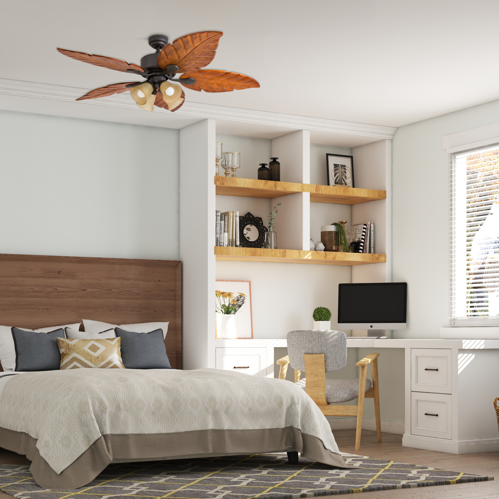 52 Inch San Martin, Bronze, Remote Control, Ceiling Fan