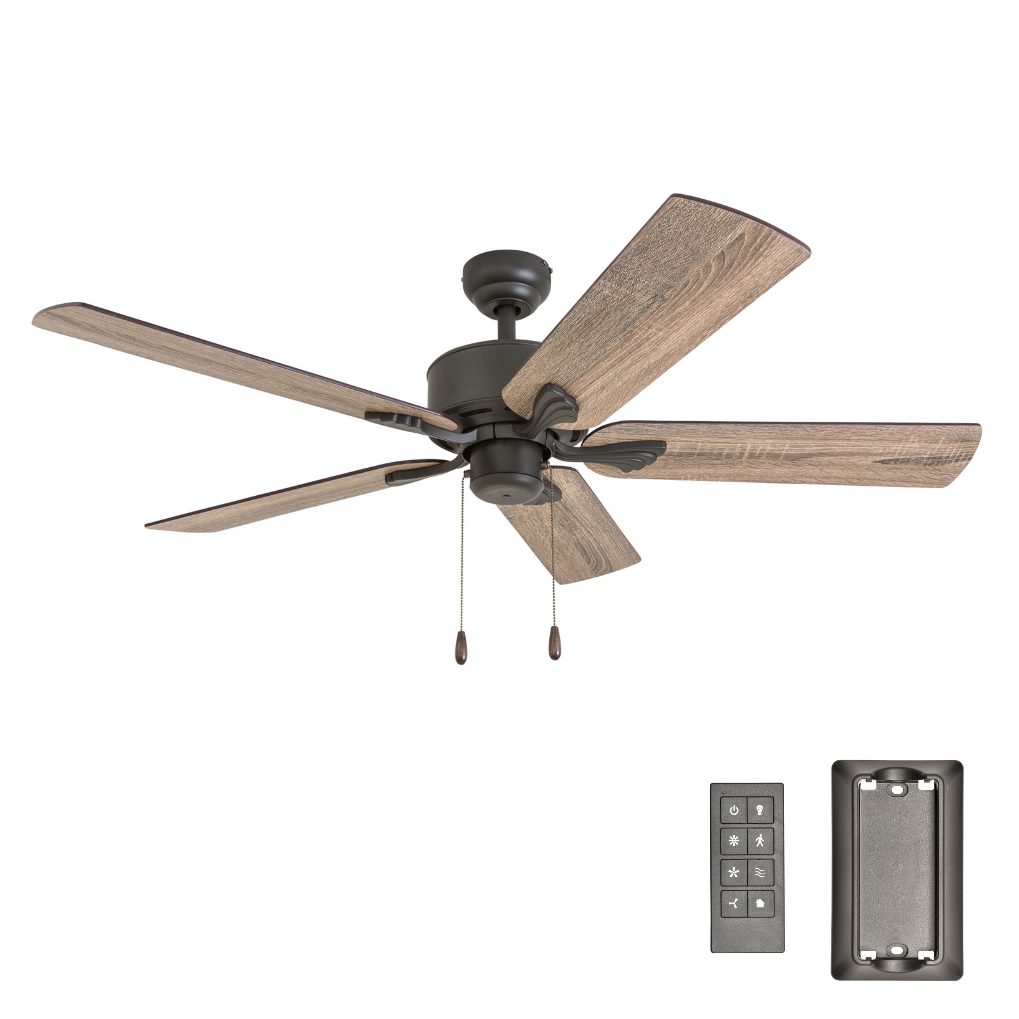 52 Inch Glencrest, Bronze, Remote Control, Ceiling Fan