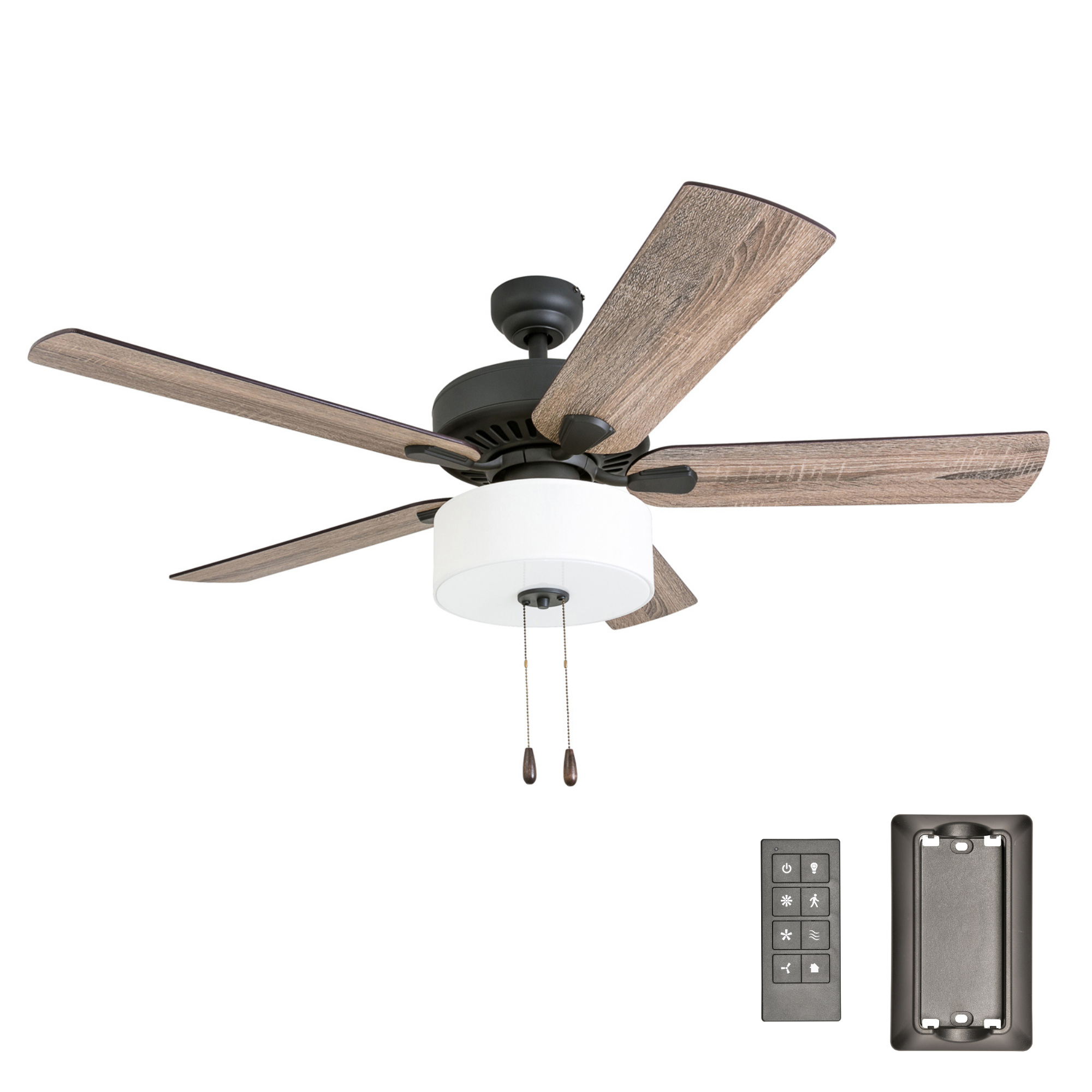 52 Inch Canoe Ridge, Bronze, Remote Control, Ceiling Fan