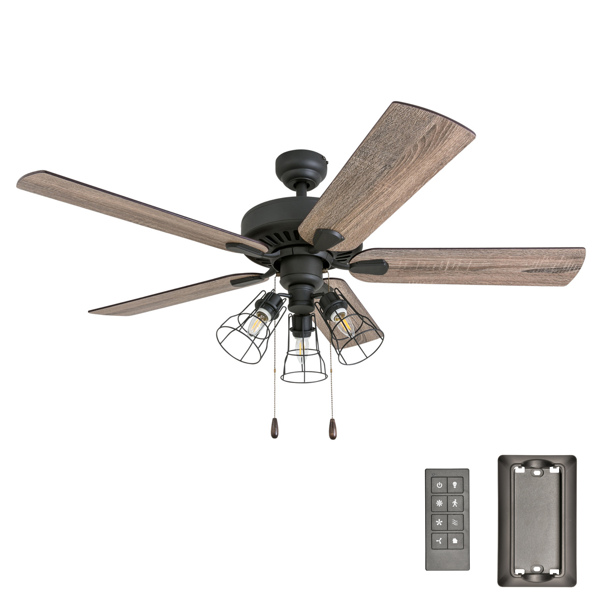 52 Inch Inland Seas, Bronze, Remote Control, Ceiling Fan