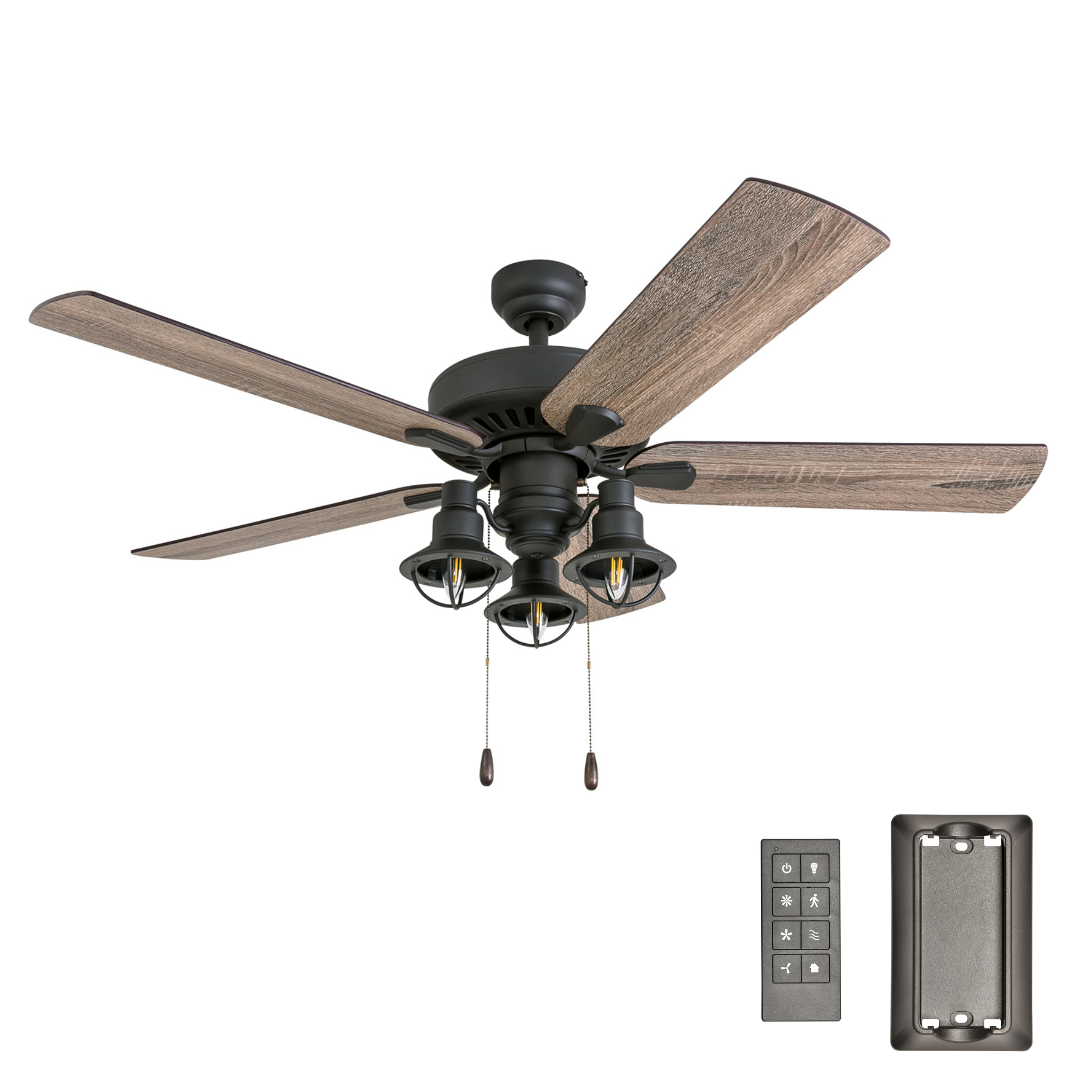 52 Inch Ennora, Bronze, Remote Control, Ceiling Fan