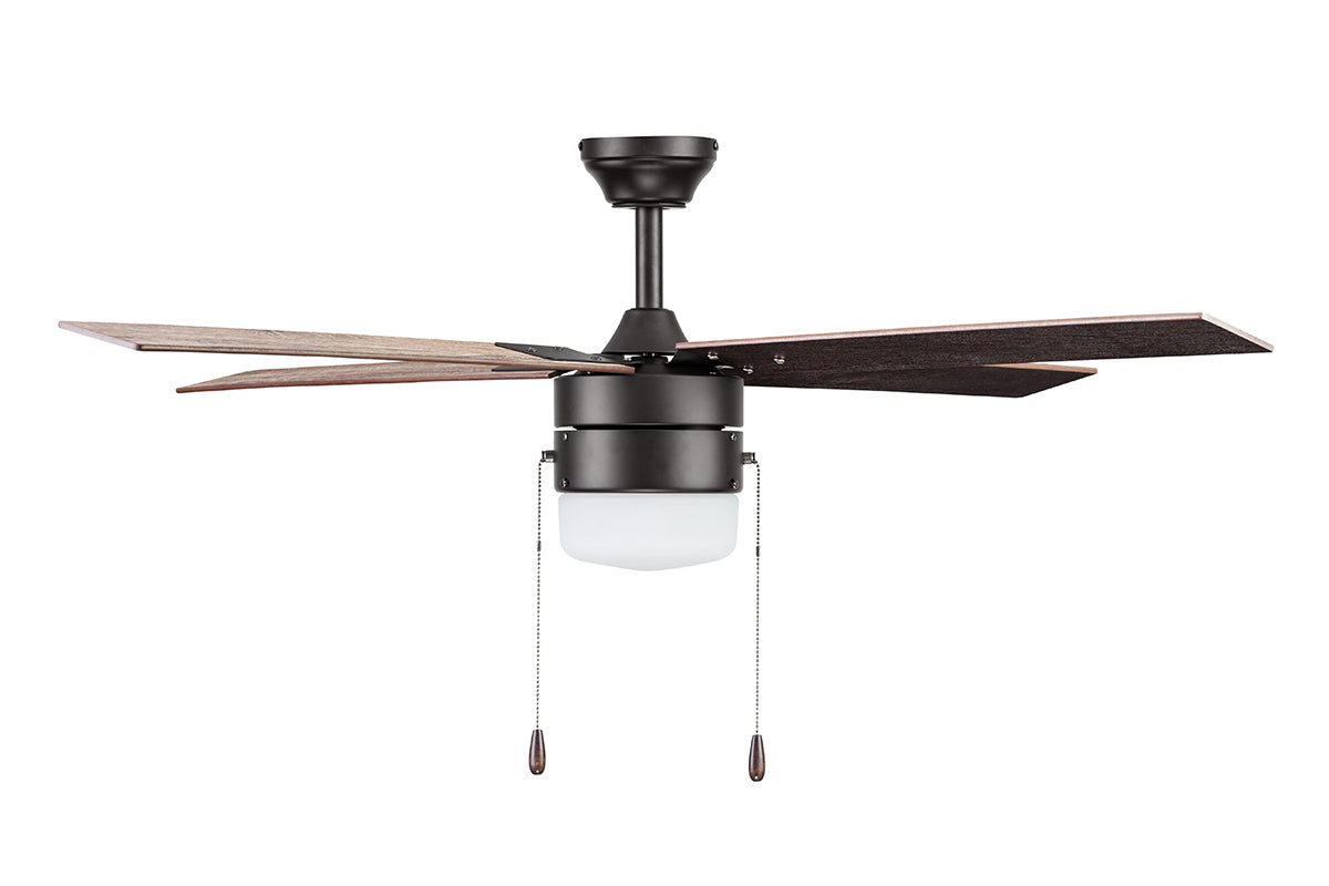52 Inch Chism, Espresso Bronze, Pull Chain, Ceiling Fan by Prominence Home