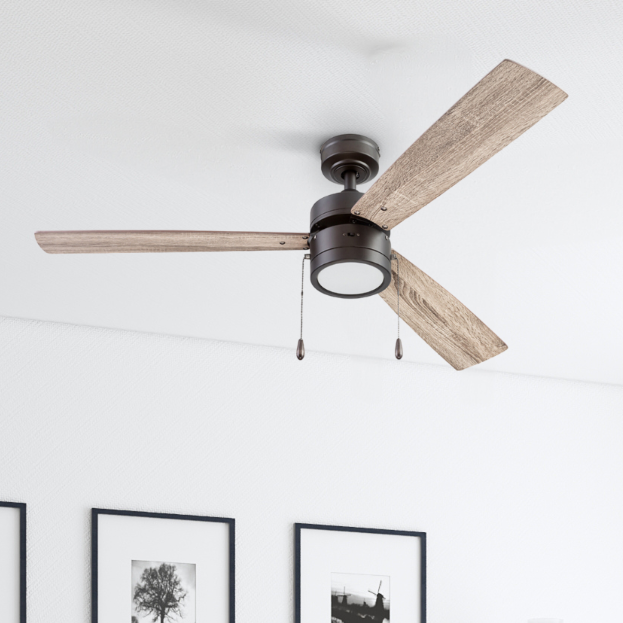 52 Inch Madrona, Espresso Bronze, Pull Chain, Ceiling Fan