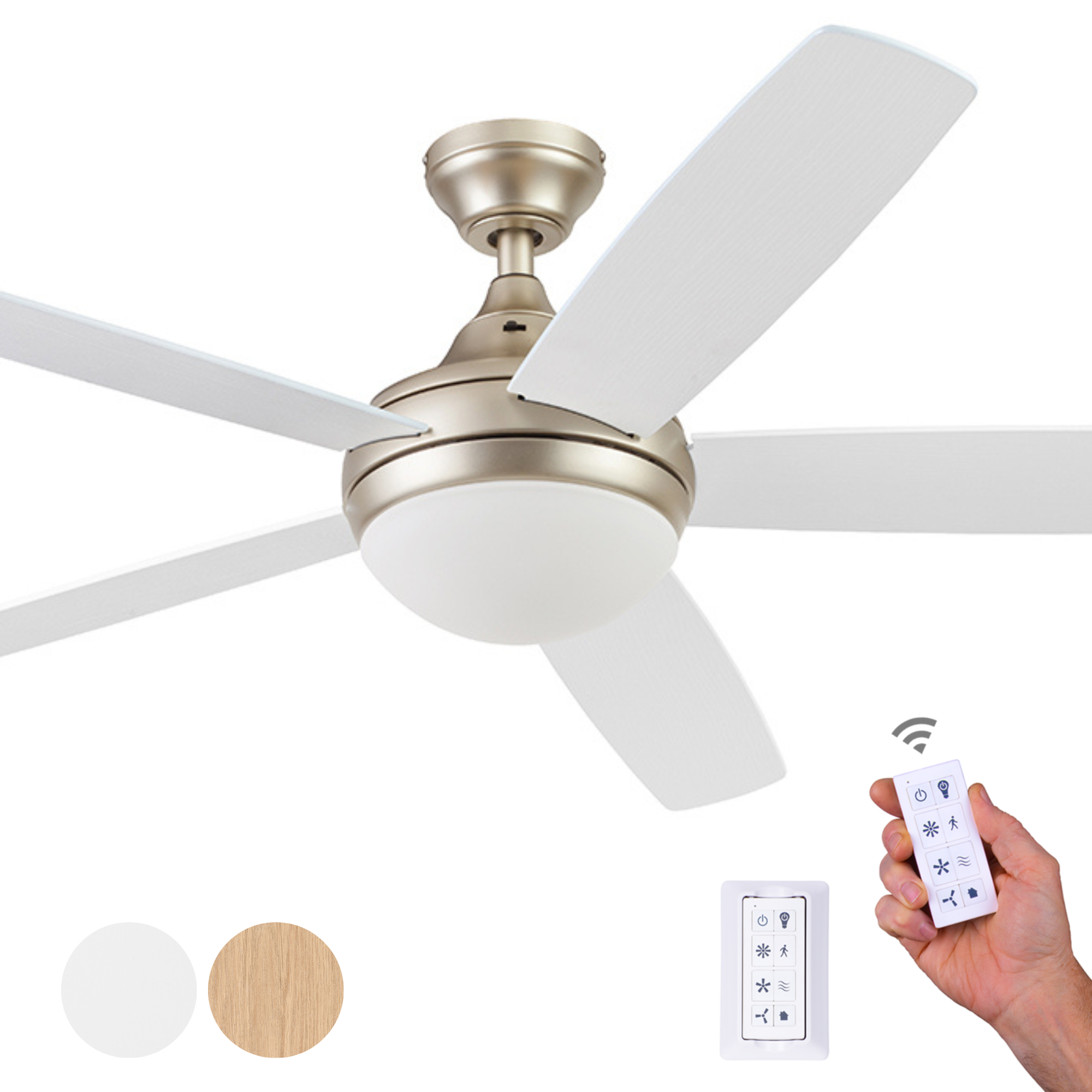 Ceiling fan with remote control deals