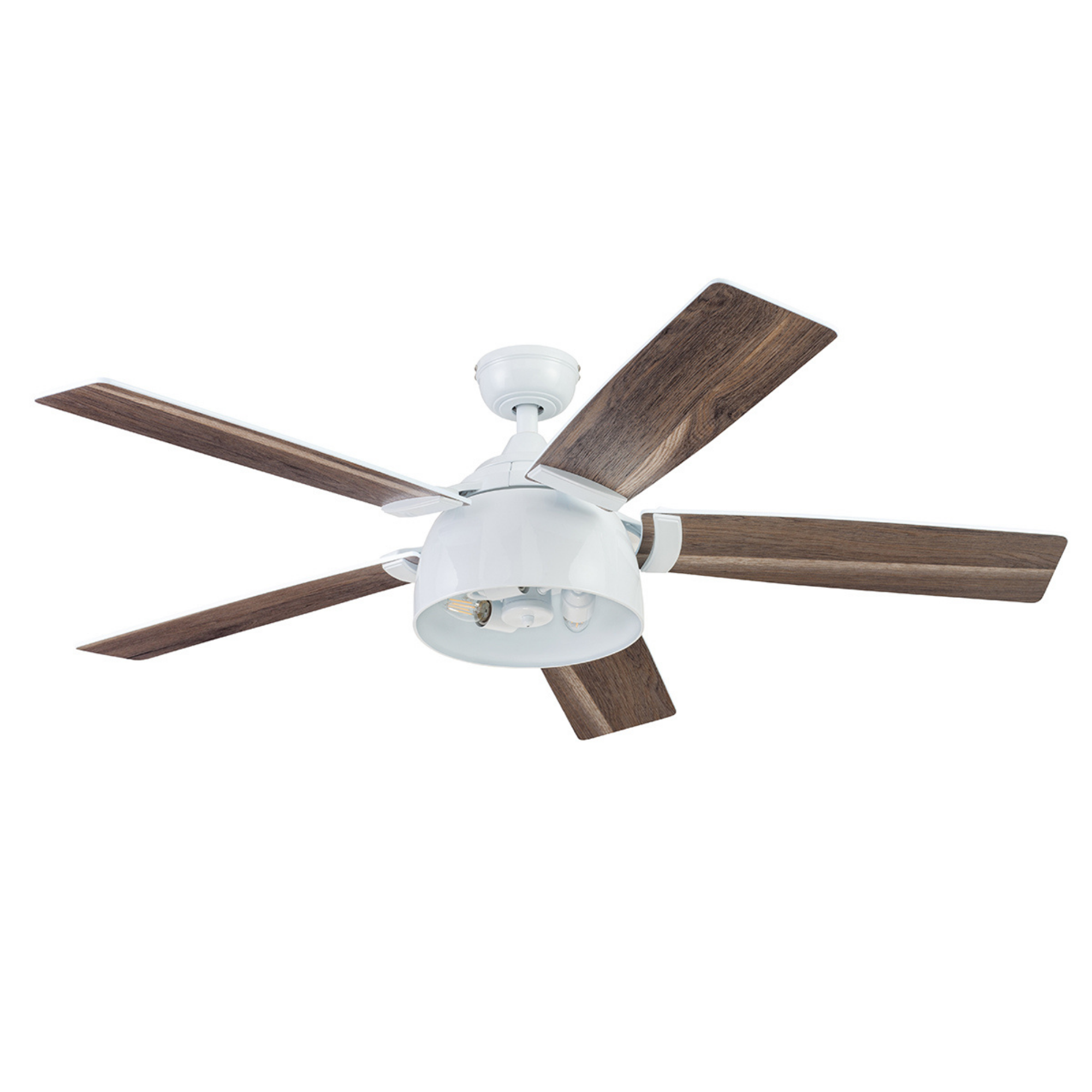 52 Inch Octavia, Bright White, Remote Control, Ceiling Fan