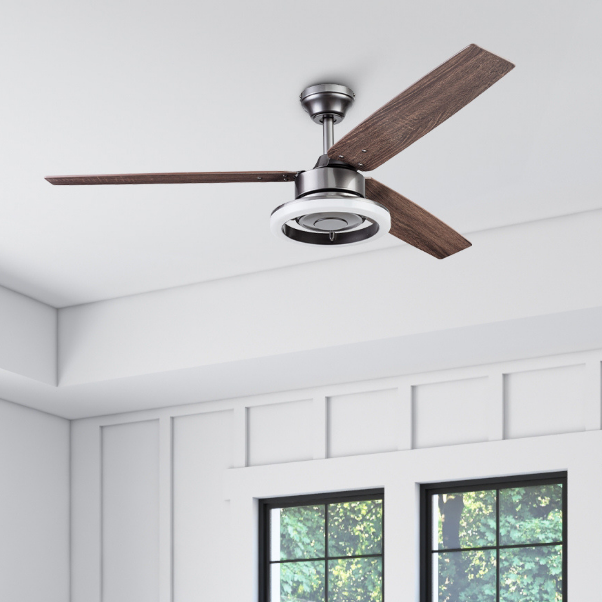 52 Inch Orbis, Gun Metal, Remote Control, Ceiling Fan