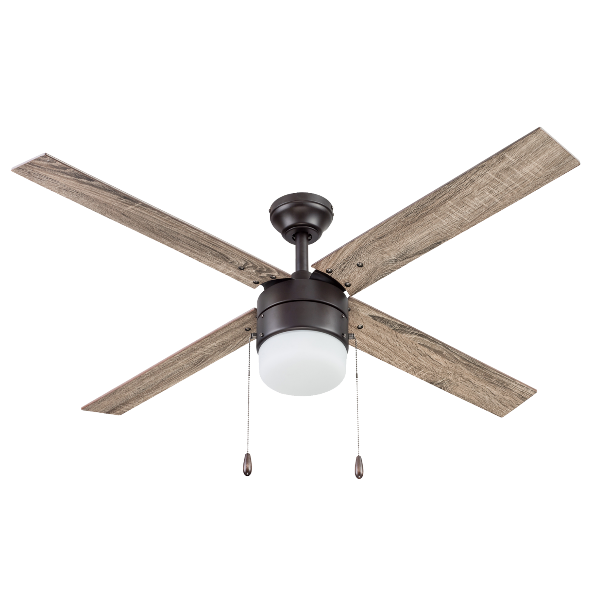 52 Inch Chism, Espresso Bronze, Pull Chain, Ceiling Fan