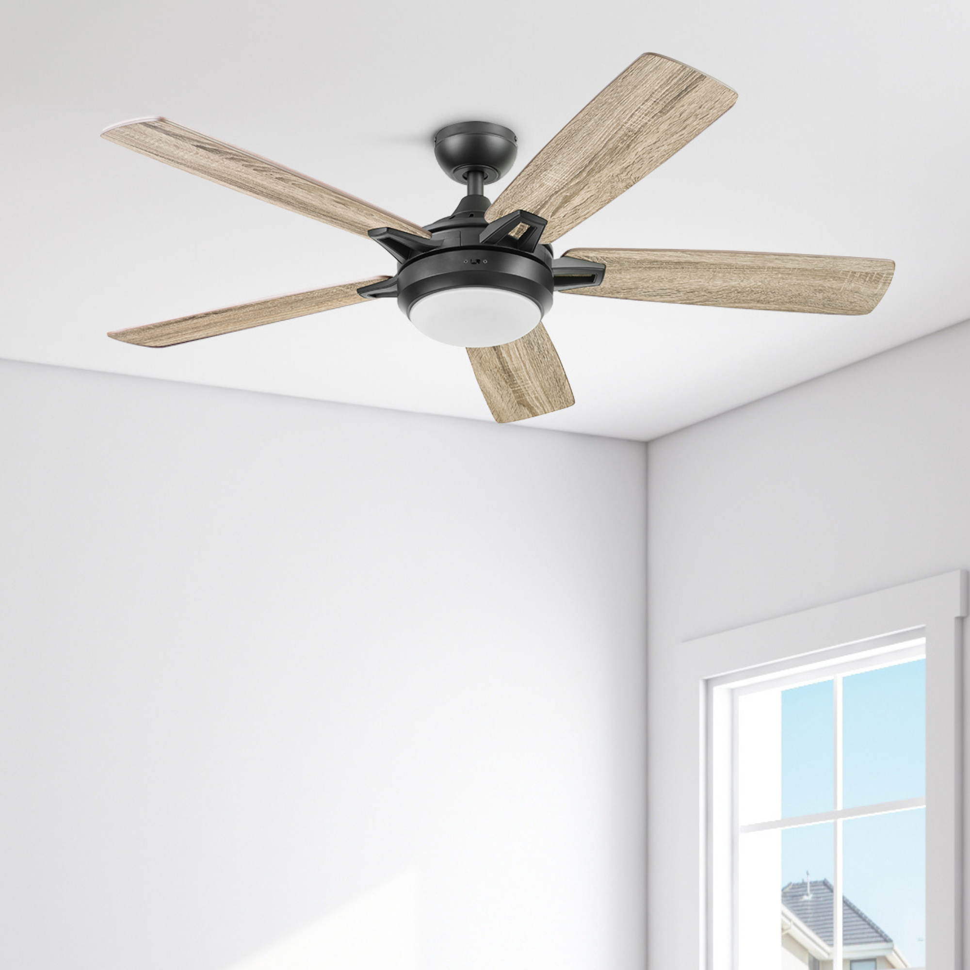 52 Inch Lorelai, Espresso, Remote Control, Smart Ceiling Fan