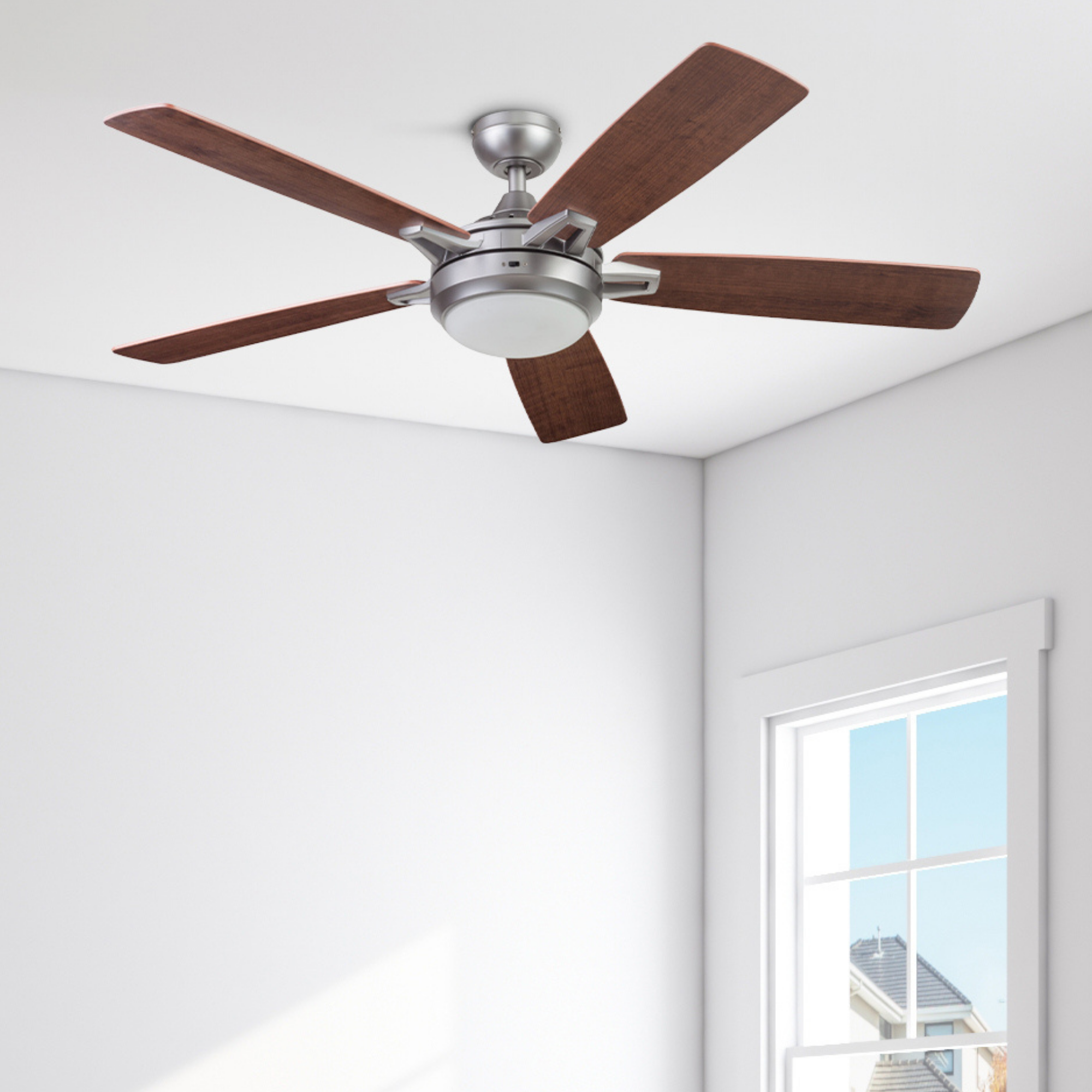 52 Inch Lorelai, Pewter, Remote Control, Smart Ceiling Fan