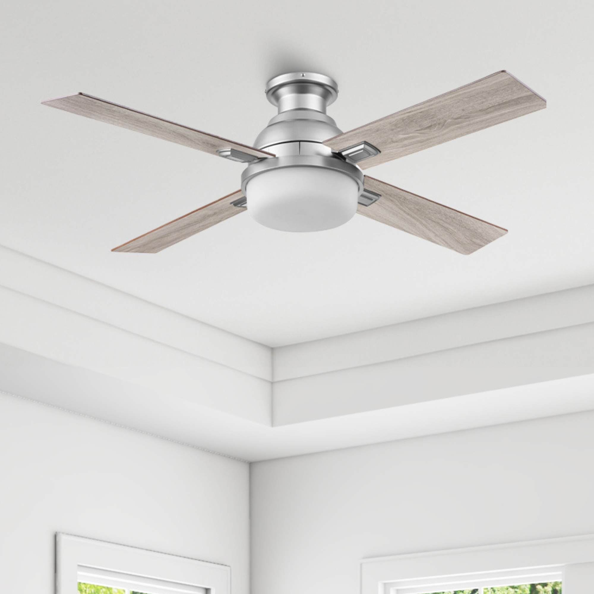 52 Inch Kyrra, Pewter, Remote Control, Ceiling Fan