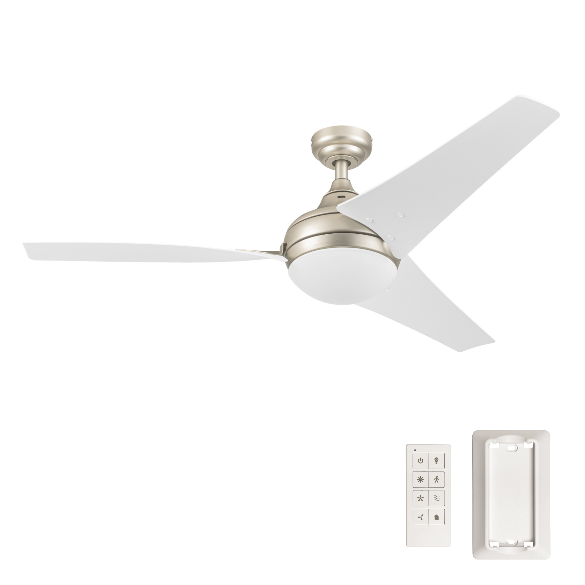 52 Inch Maxon, Soft Gold, Remote Control, Ceiling Fan