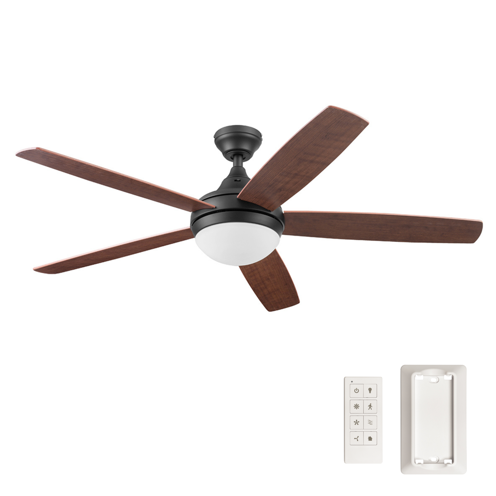 52 Inch Ashby, Oil Rubbed Bronze, Remote Control, Ceiling Fan