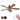 52 Inch Honeywell Carnegie Matte Black Ceiling Fan with Copper Cage Light and Remote by Honeywell