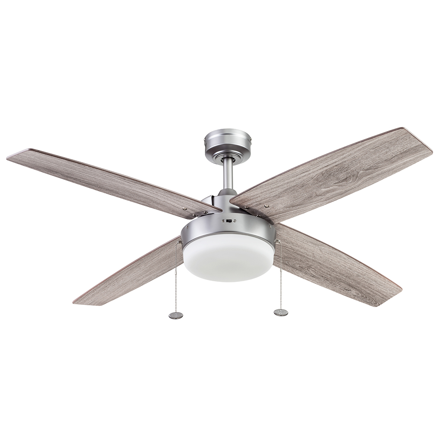 52 Inch Memphis, Pewter, Pull Chain, Ceiling Fan by Prominence Home