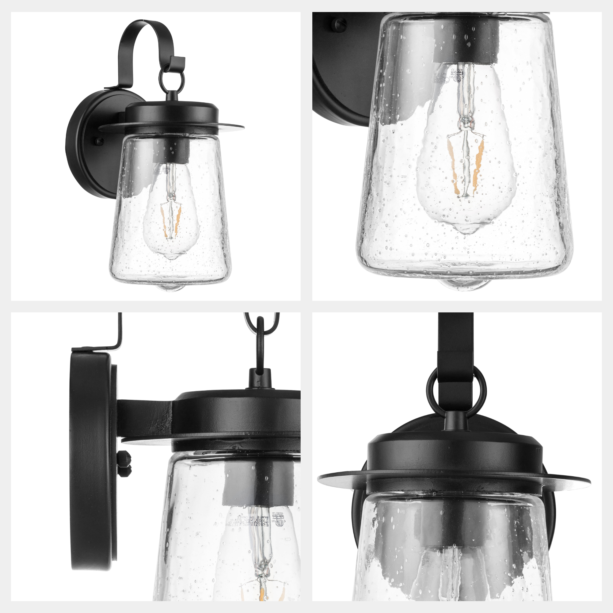 Ruttland, Wet-Rated Coach Light, Matte Black by Prominence Home