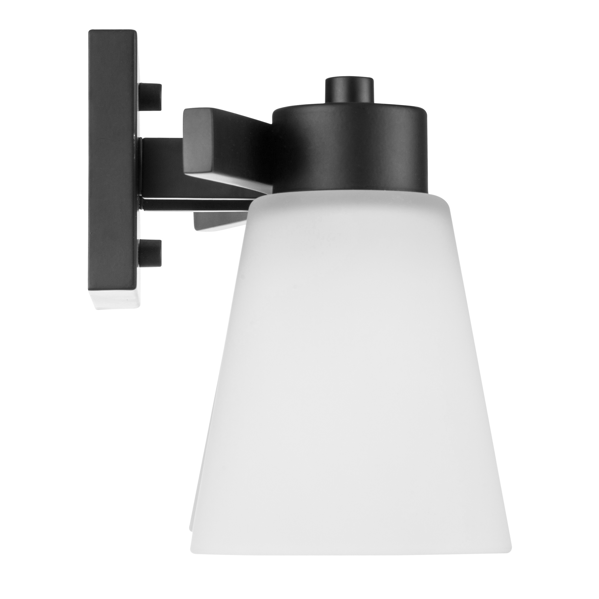 Fairendale, Vanity Light, Two Light, Frosted Glass, Matte Black by Prominence Home