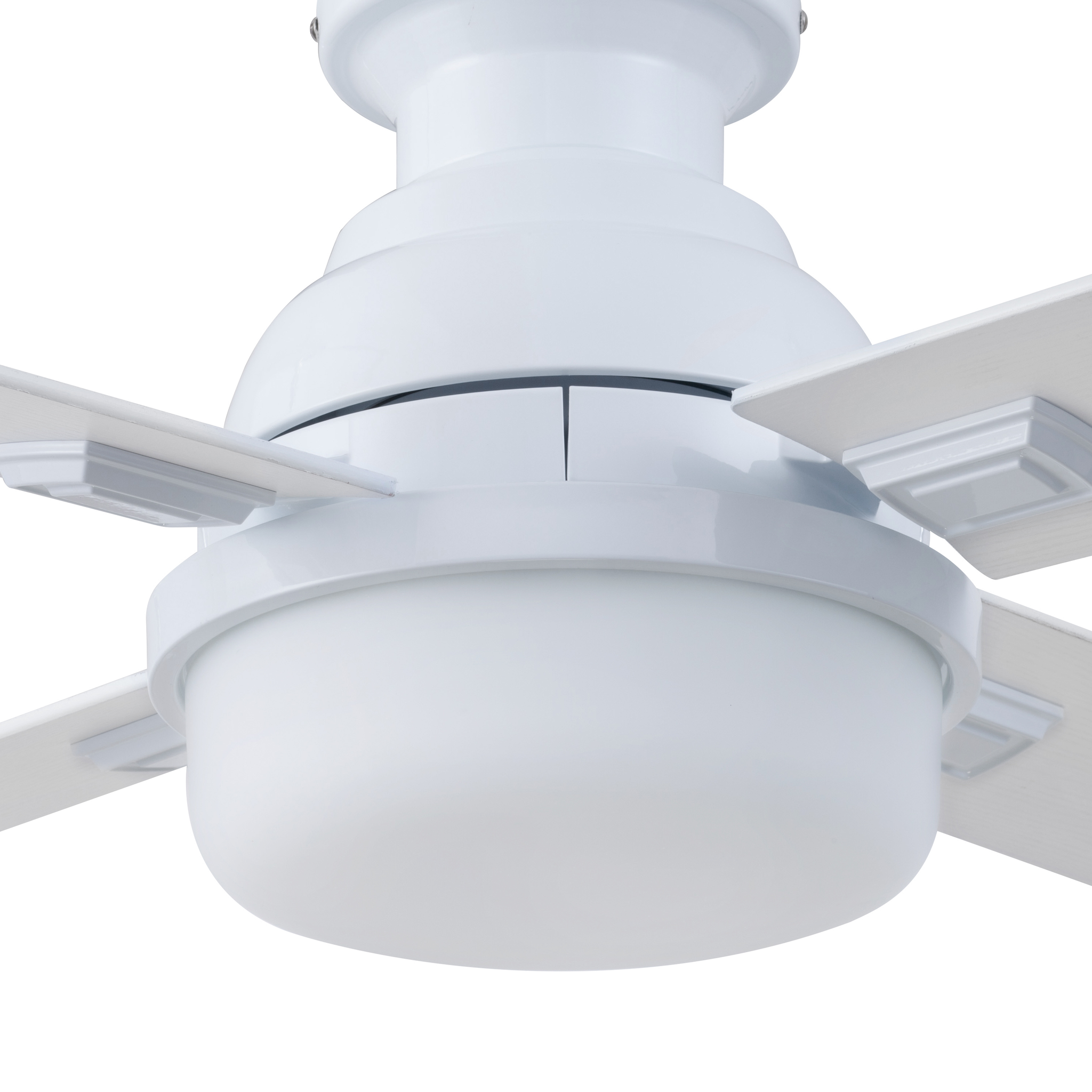 52 Inch Kyrra, White, Remote Control, Ceiling Fan by Prominence Home