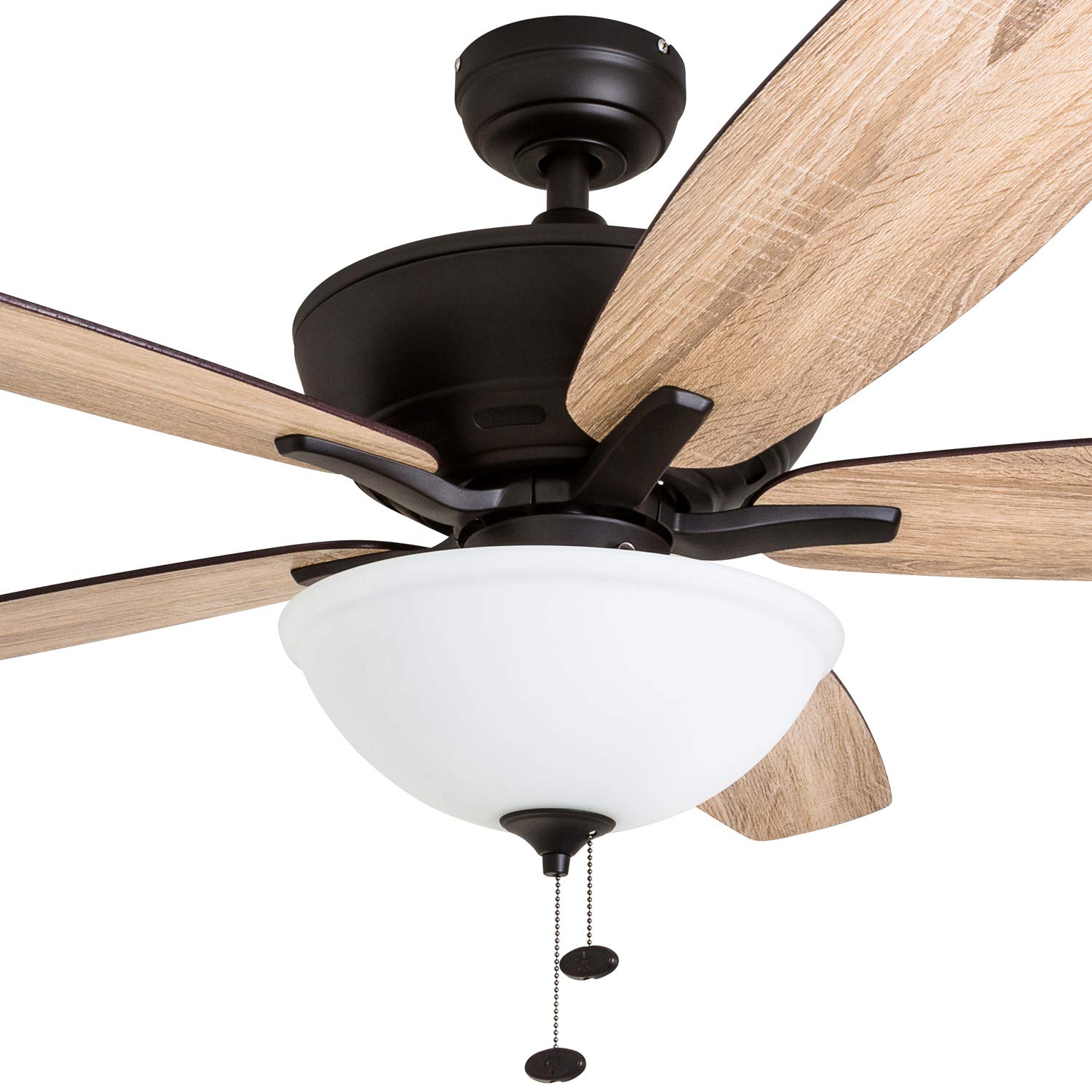 60 Inch Denon, Espresso, Pull Chain, Ceiling Fan by Prominence Home